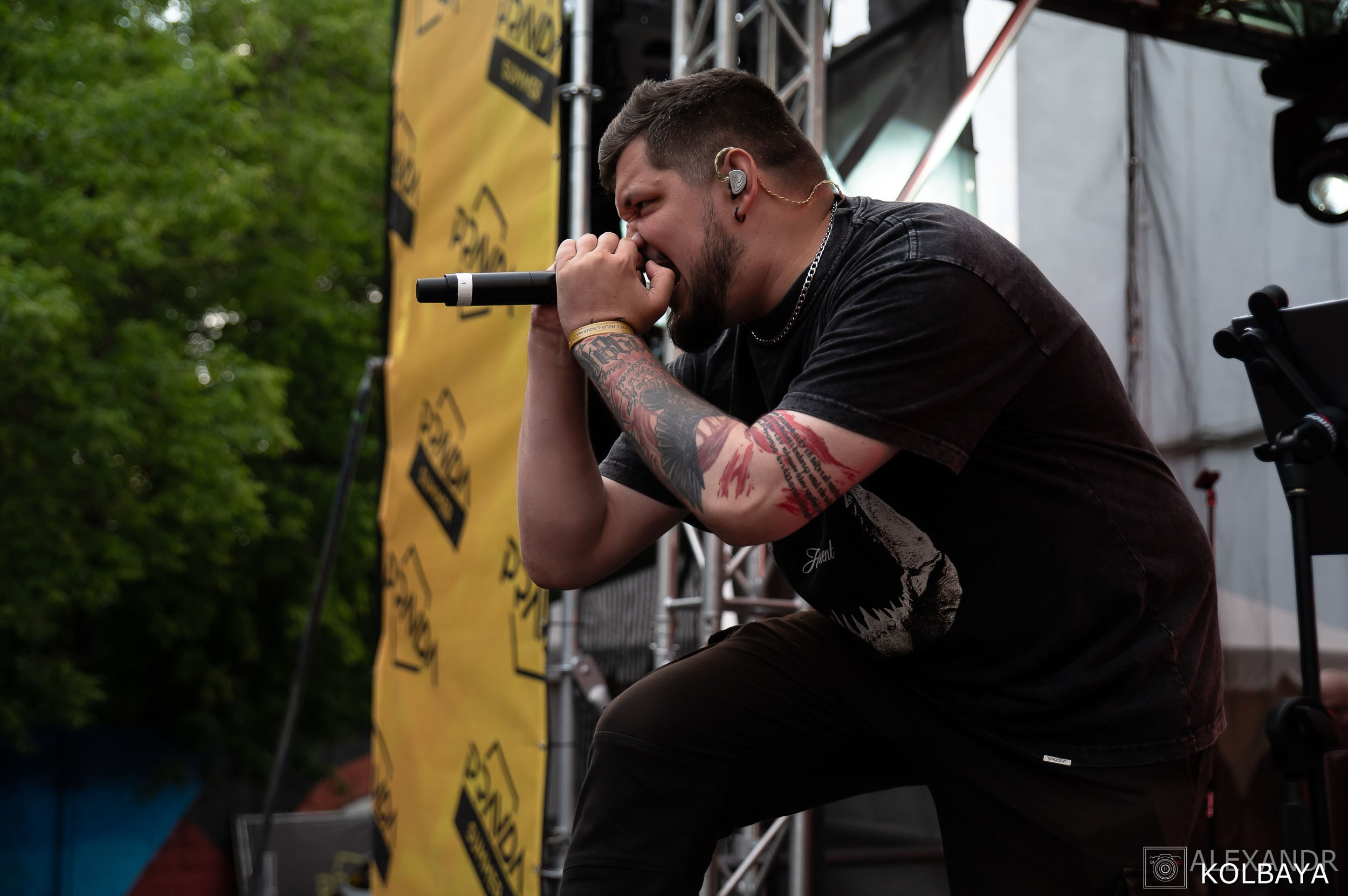 Фоторепортаж с мэшап концерта группы Черный Обелиск 4 июля 2024 года. Концертный и театральный репортажный фотограф в Москве Александр Колбая