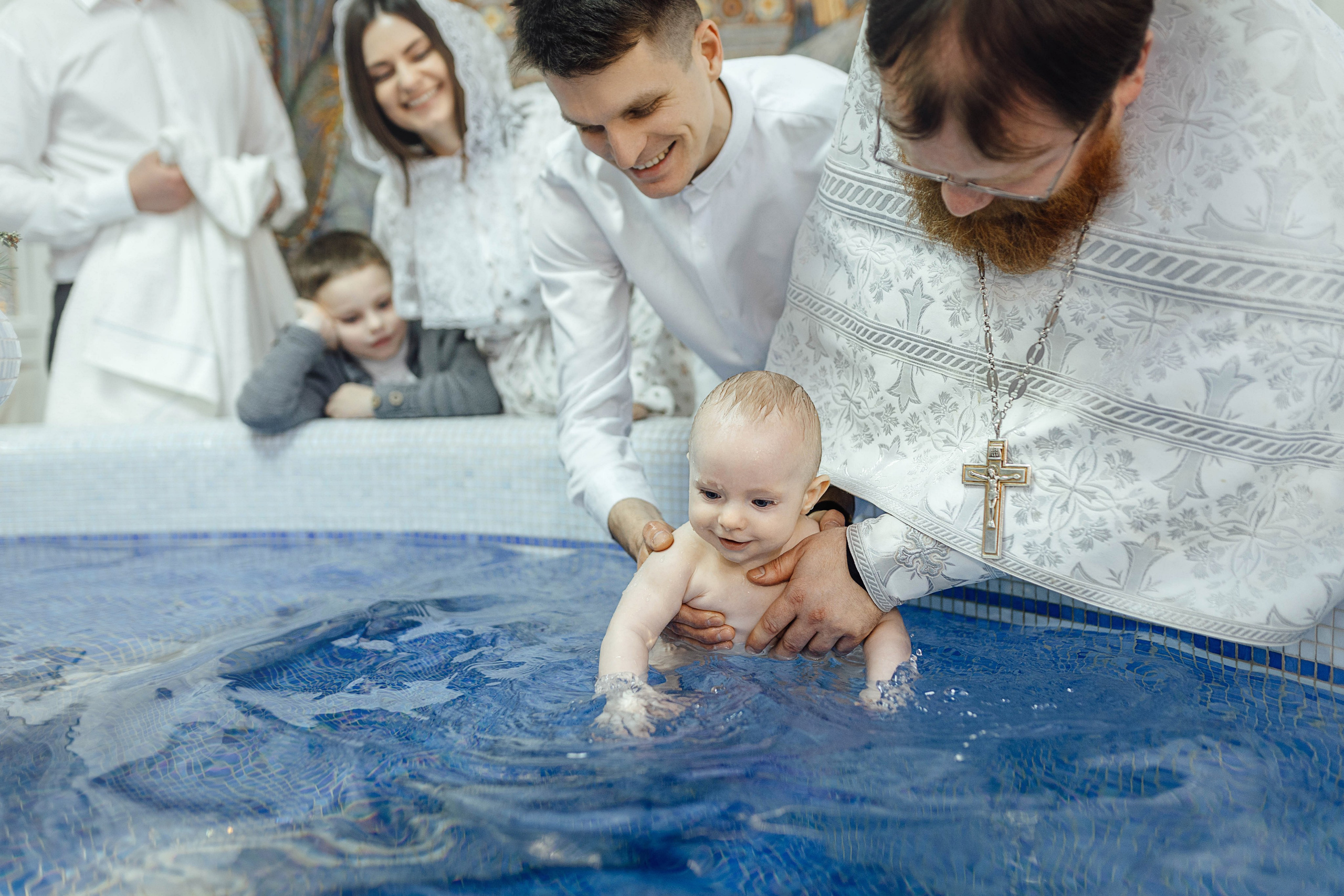 Крещение Матвея, храм Святой Троицы, декабрь 2025