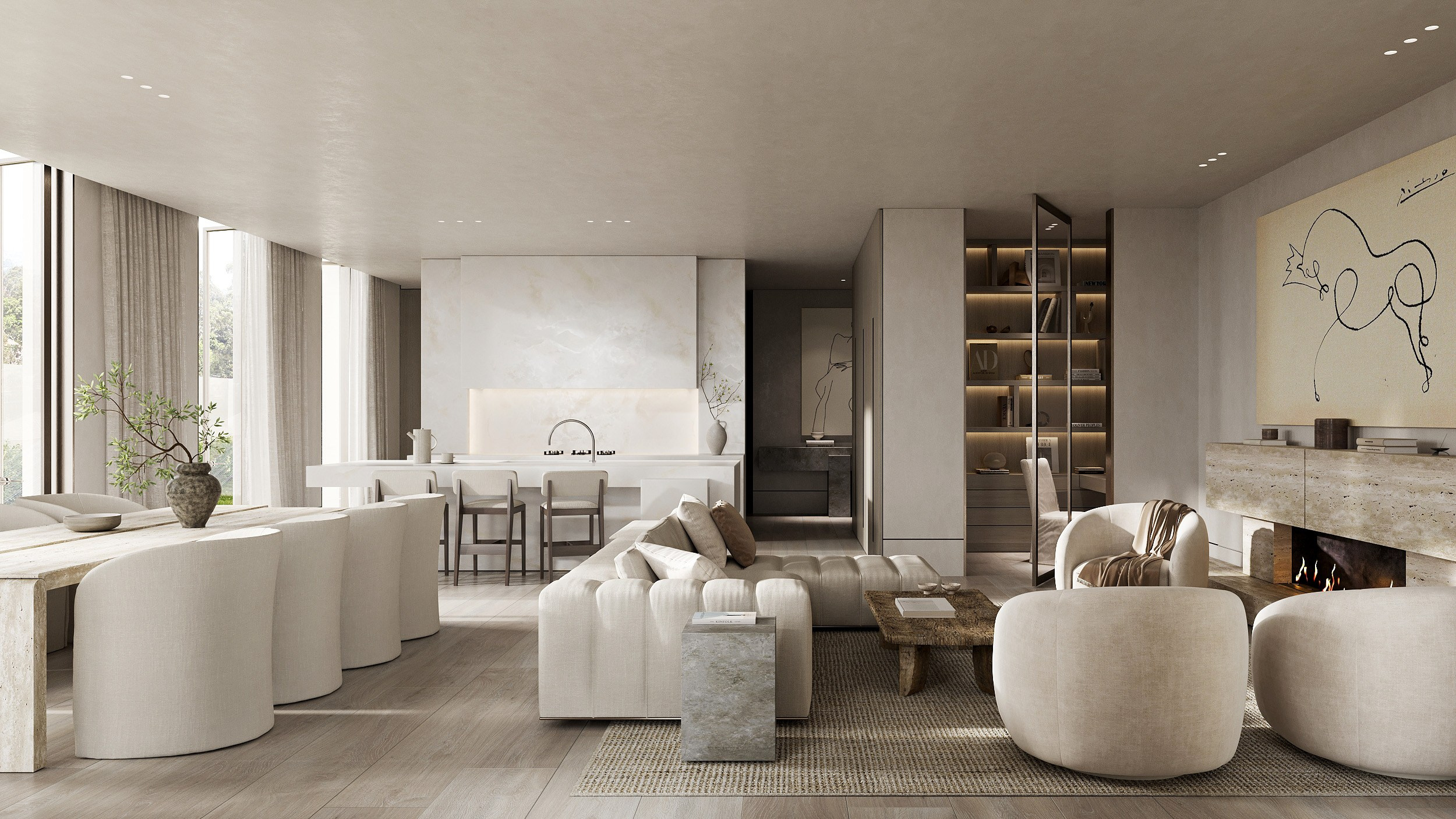 Valentina Rose Bay. Interior visualization