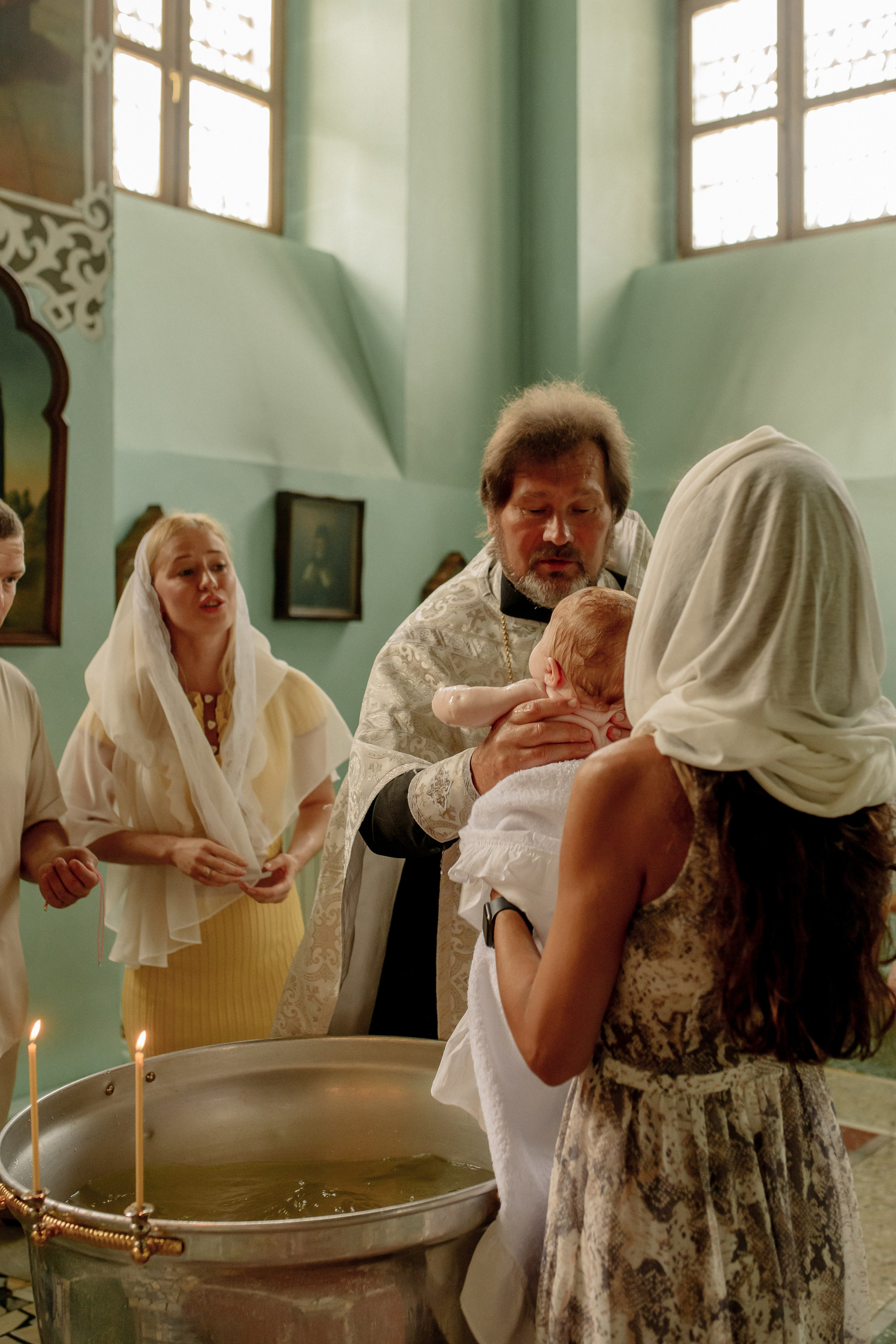 Крещение Юлечки. Фотограф Мария Стрелкова