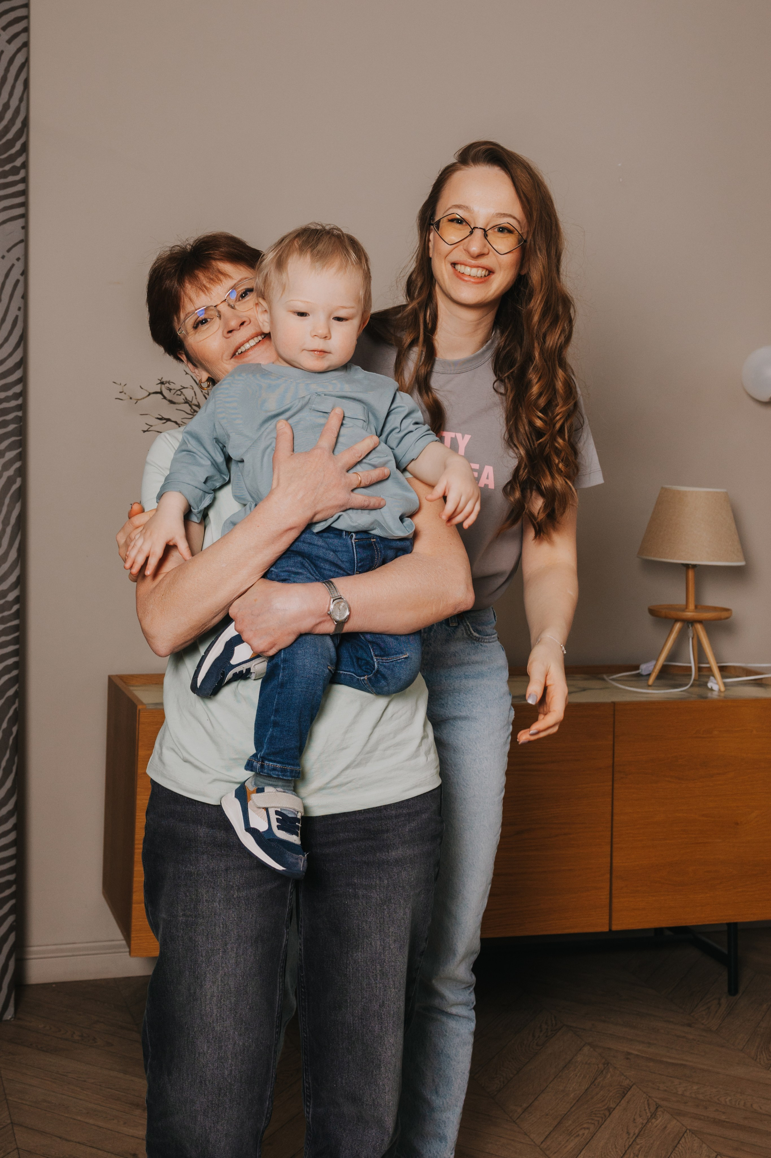 Большая семья. Домашняя фотосессия