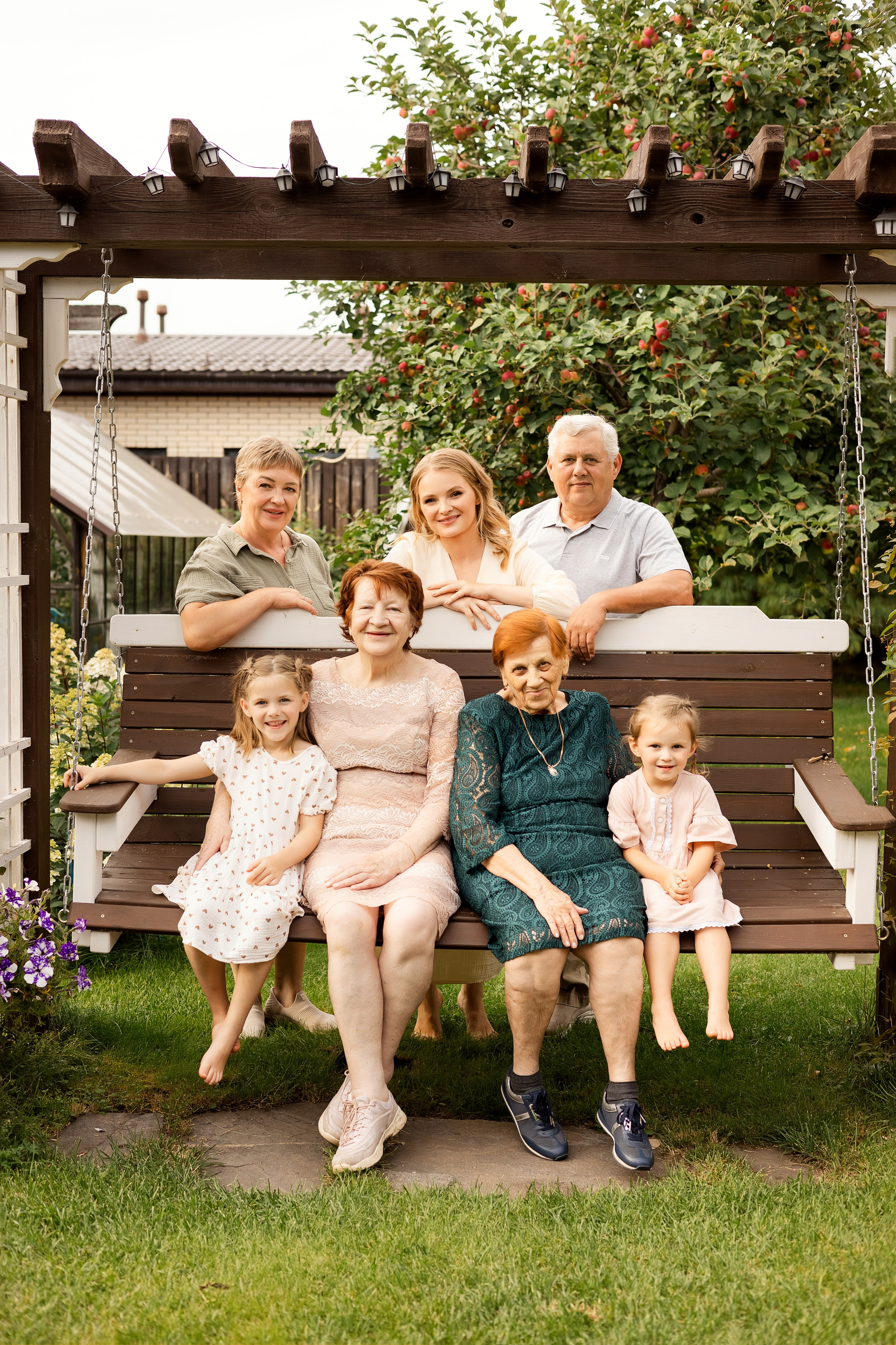 Съемка большой семьи в загородном доме. Семейный фотограф в Екатеринбурге Маргарита Курносова