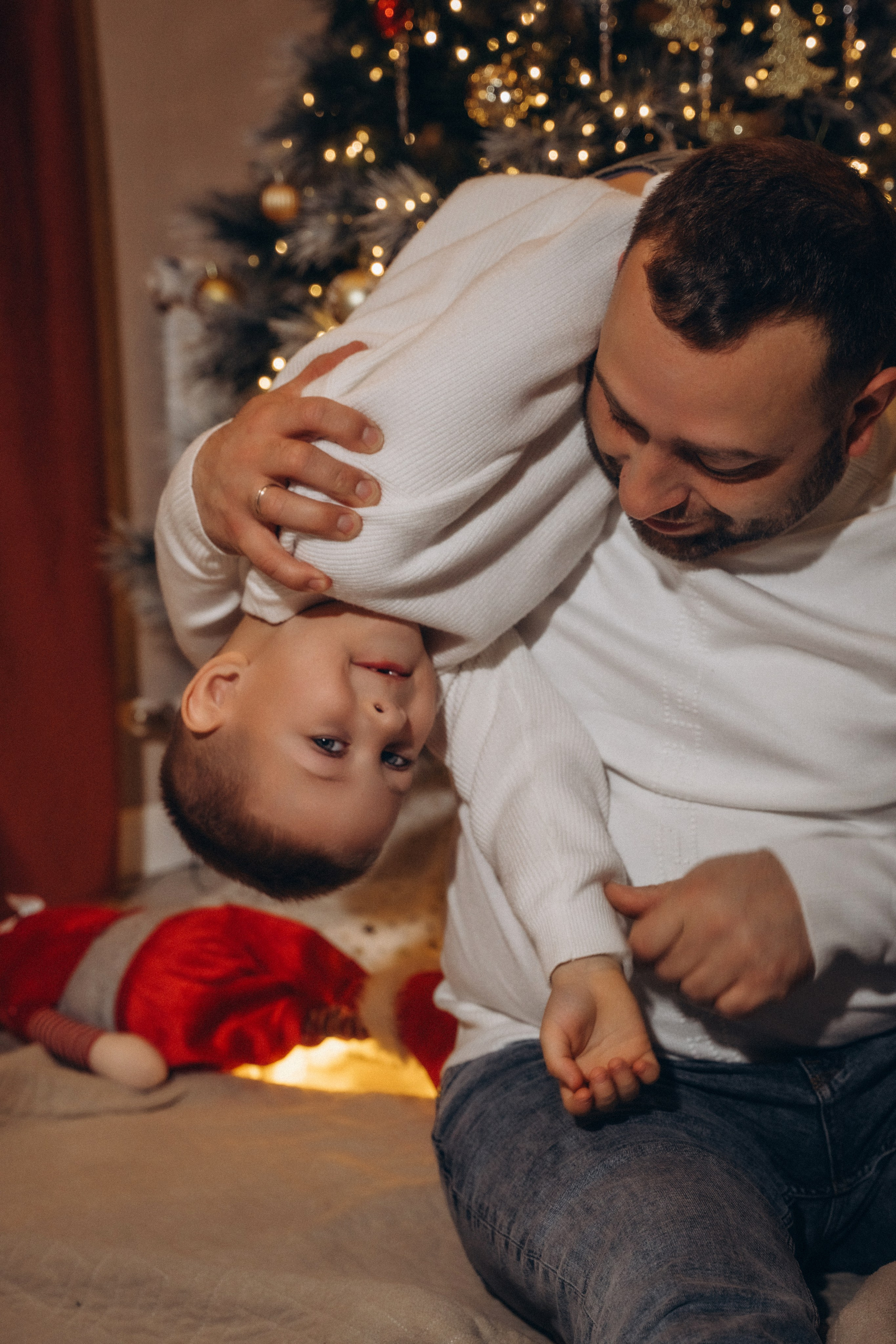 Семья Киприяновы, Новый год дома. Семейный фотограф в Белгороде Амелина Алина