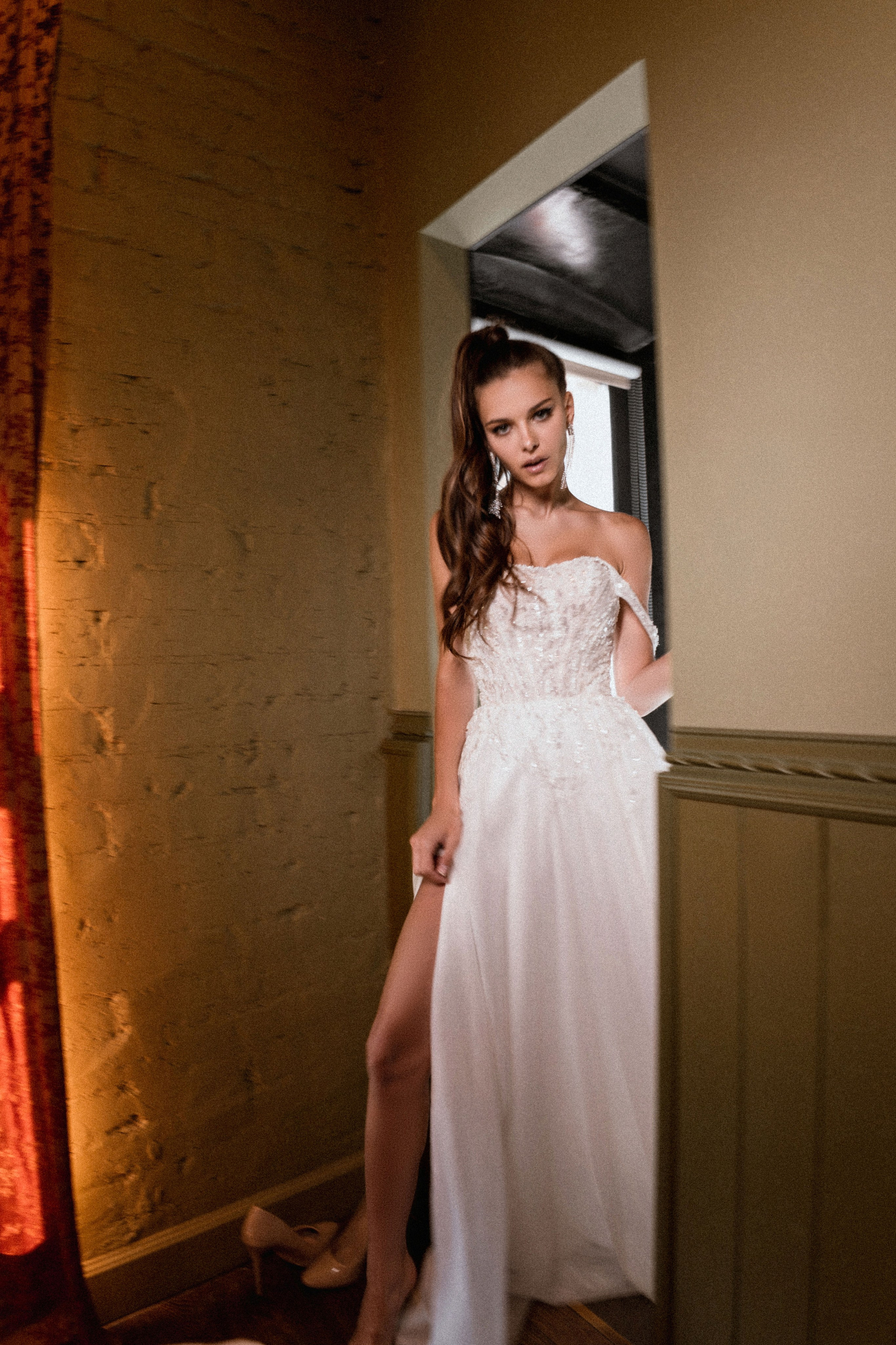 Фотосессия в образе «утро невесты» для Анастасии. Свадебный и портретный фотограф Клипа Максим