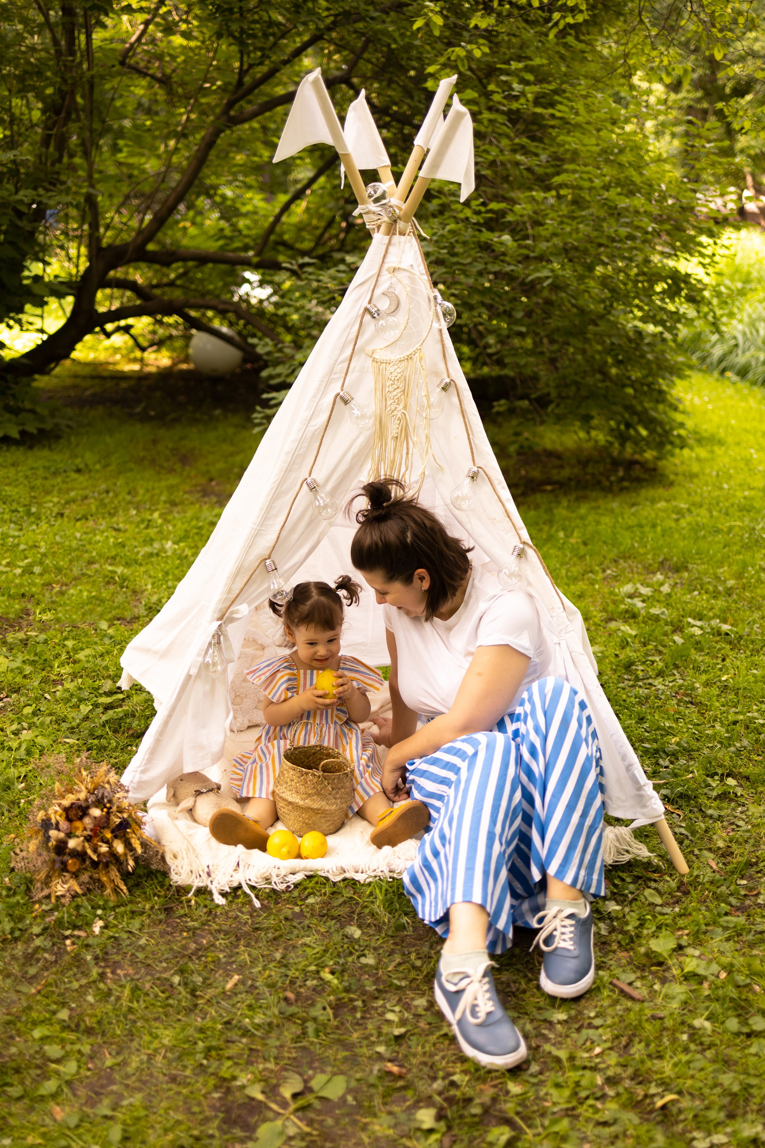 Boho wigwam (summer 2024). Семейный и детский фотограф, фотограф беременности, ньюборн в Москве