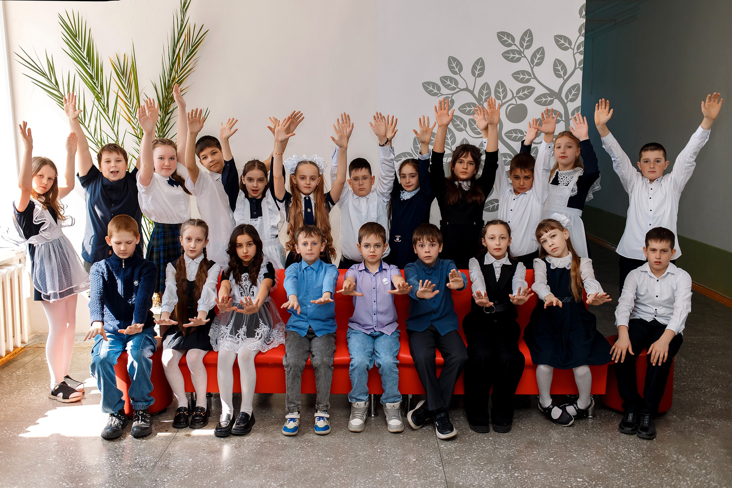 4 класс с. Барабаш. Фотограф Любовь Корниенко, Примоский край