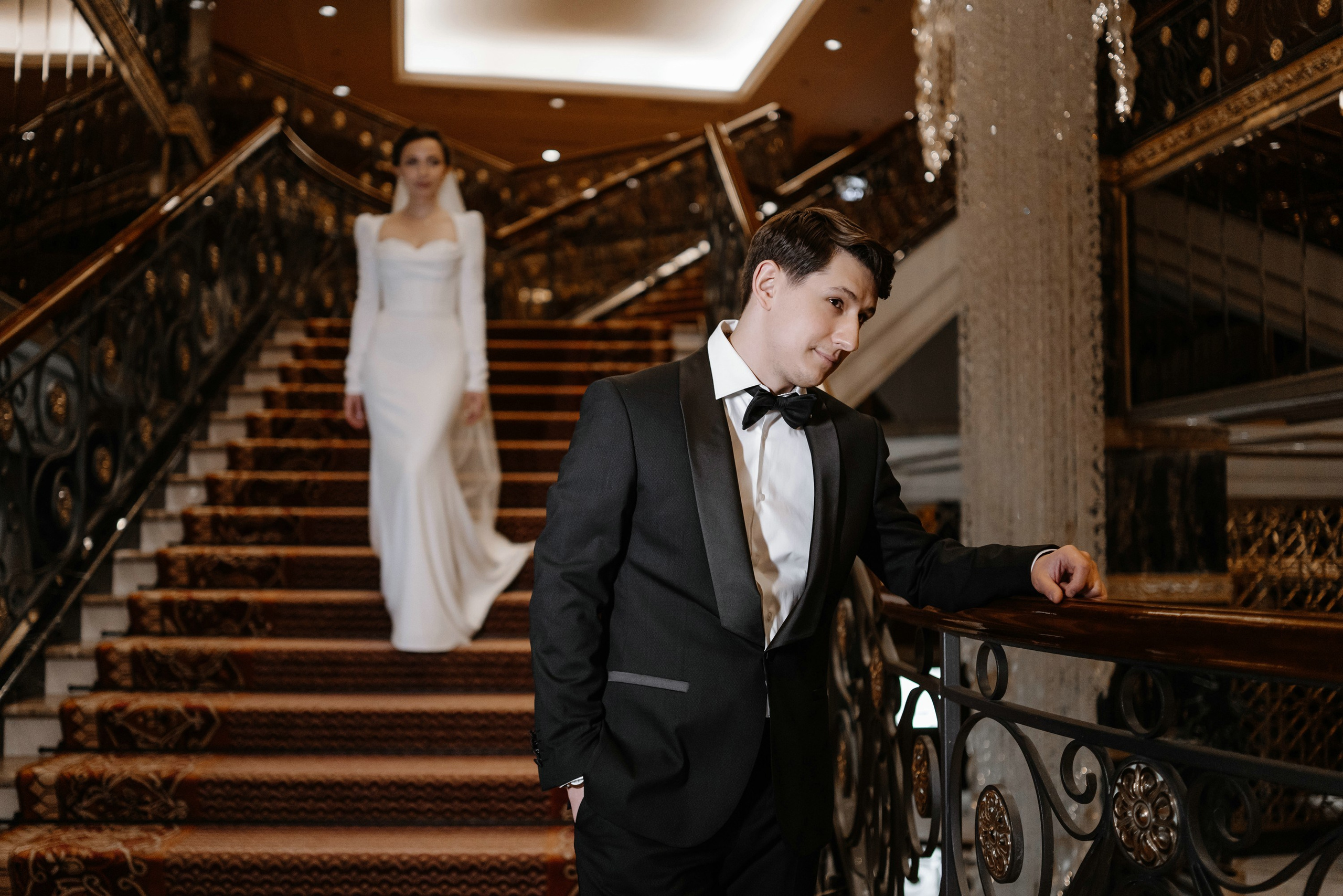 Фотосессия свадьбы в Lotte Plaza. Свадебный и семейный фотограф в Москве Светлана Зоткина