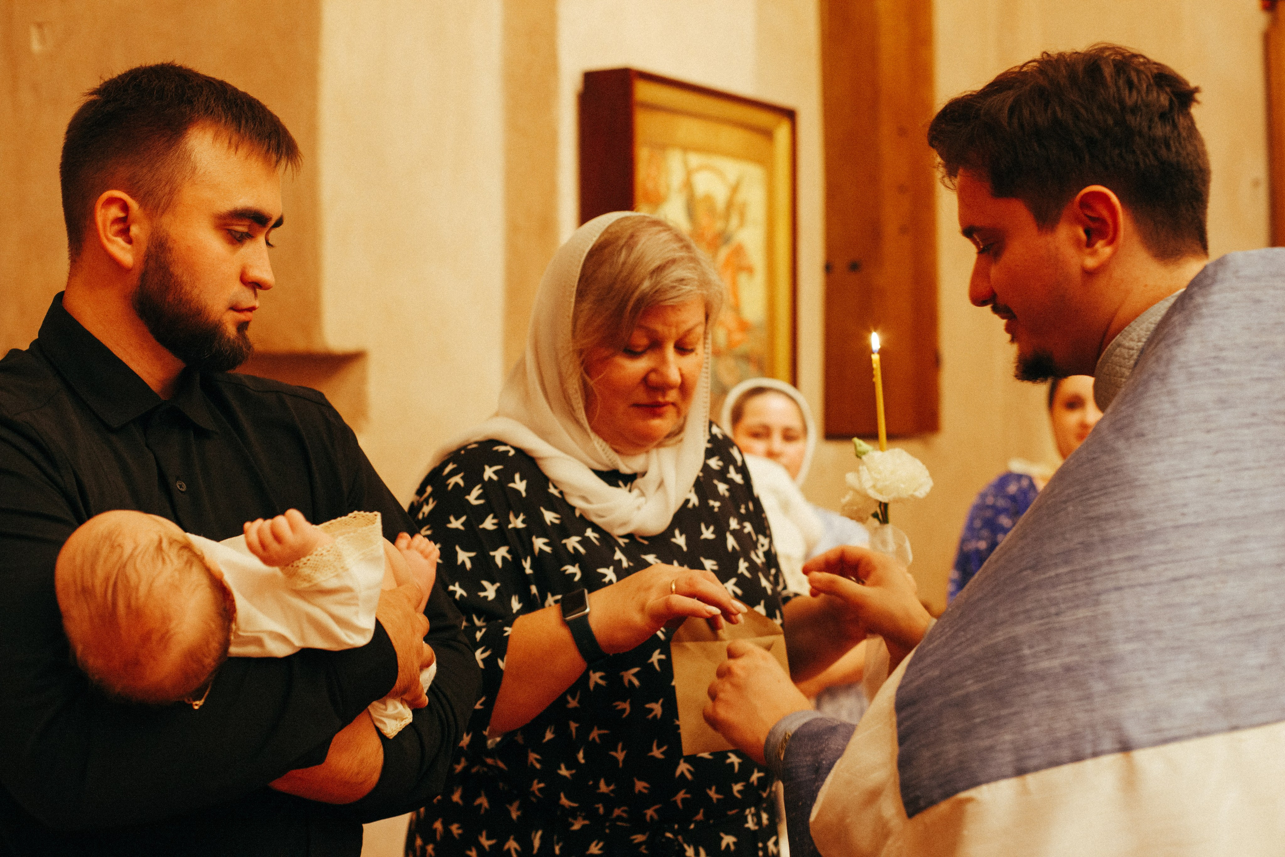 Крещение в храме Антипы, стиль «Kodachrome 64». Фотограф на крещение/венчание