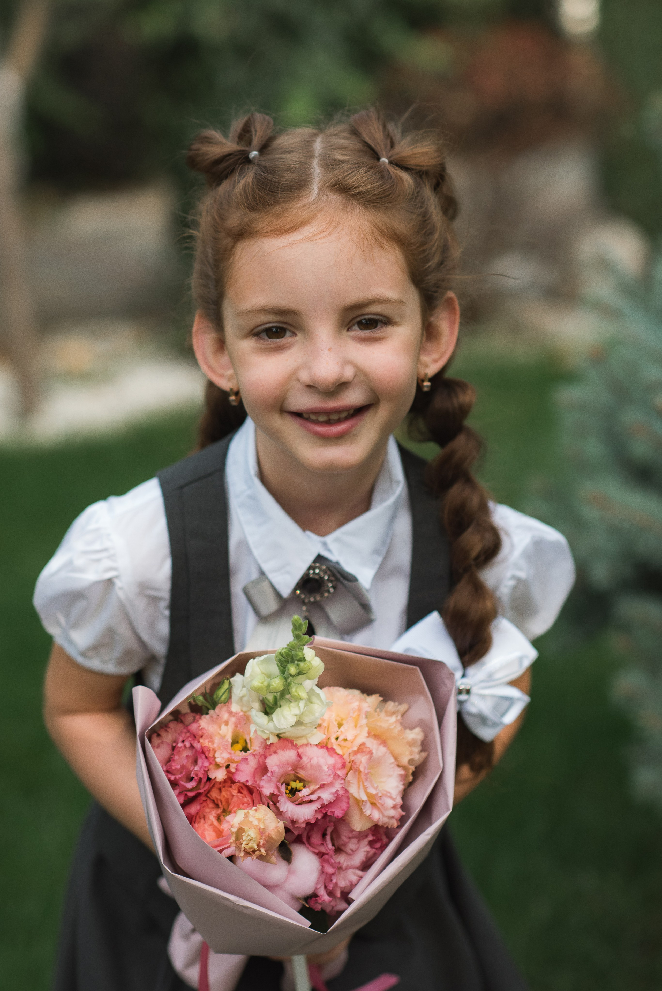 Есения. Первый раз в первый класс. Семейный фотограф в Ростове-на-Дону Мария Панарина
