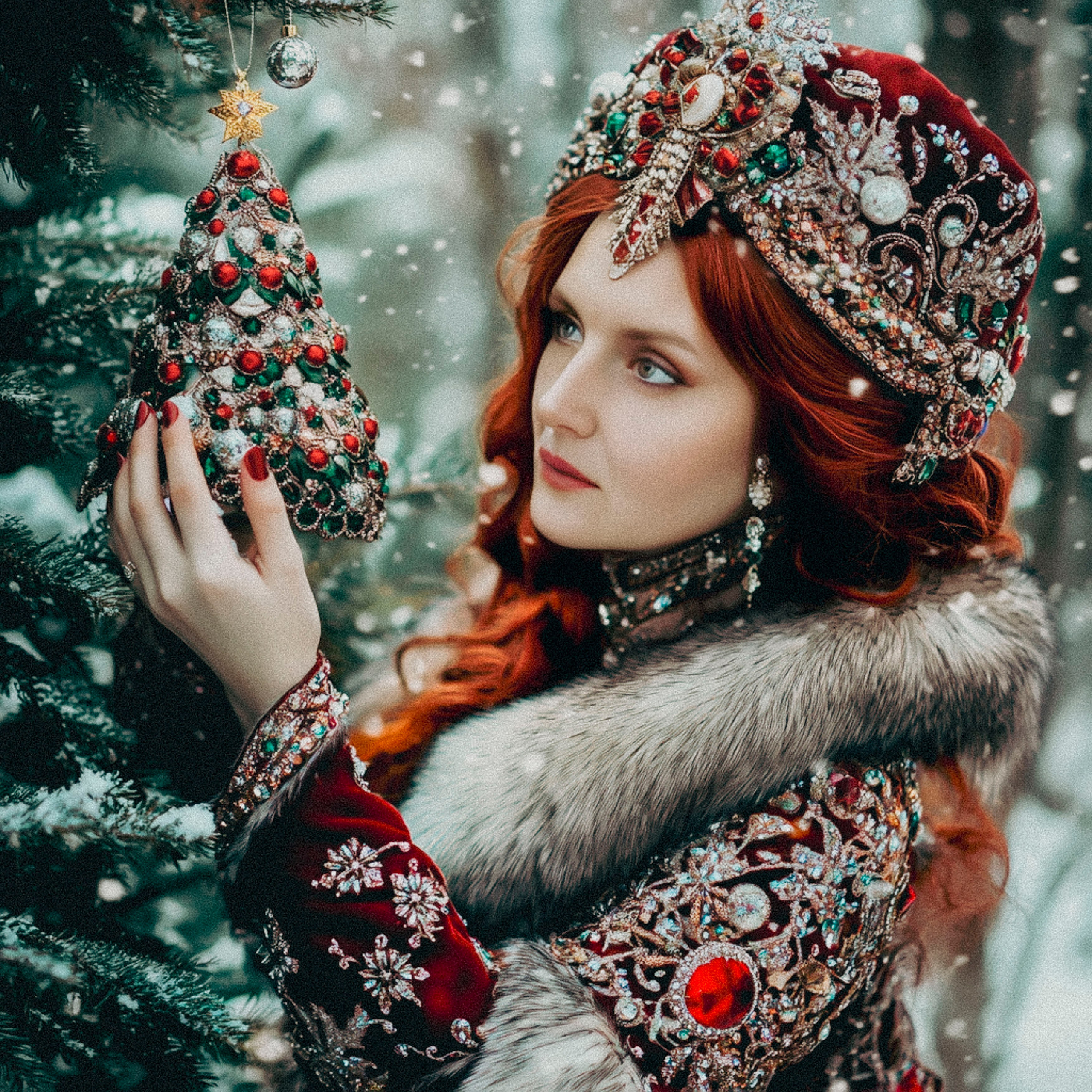 Нейрофотосессия для себя. Новогоднее настроение. ФотоХудожник Харитонова Ирина г. Санкт-Петербург