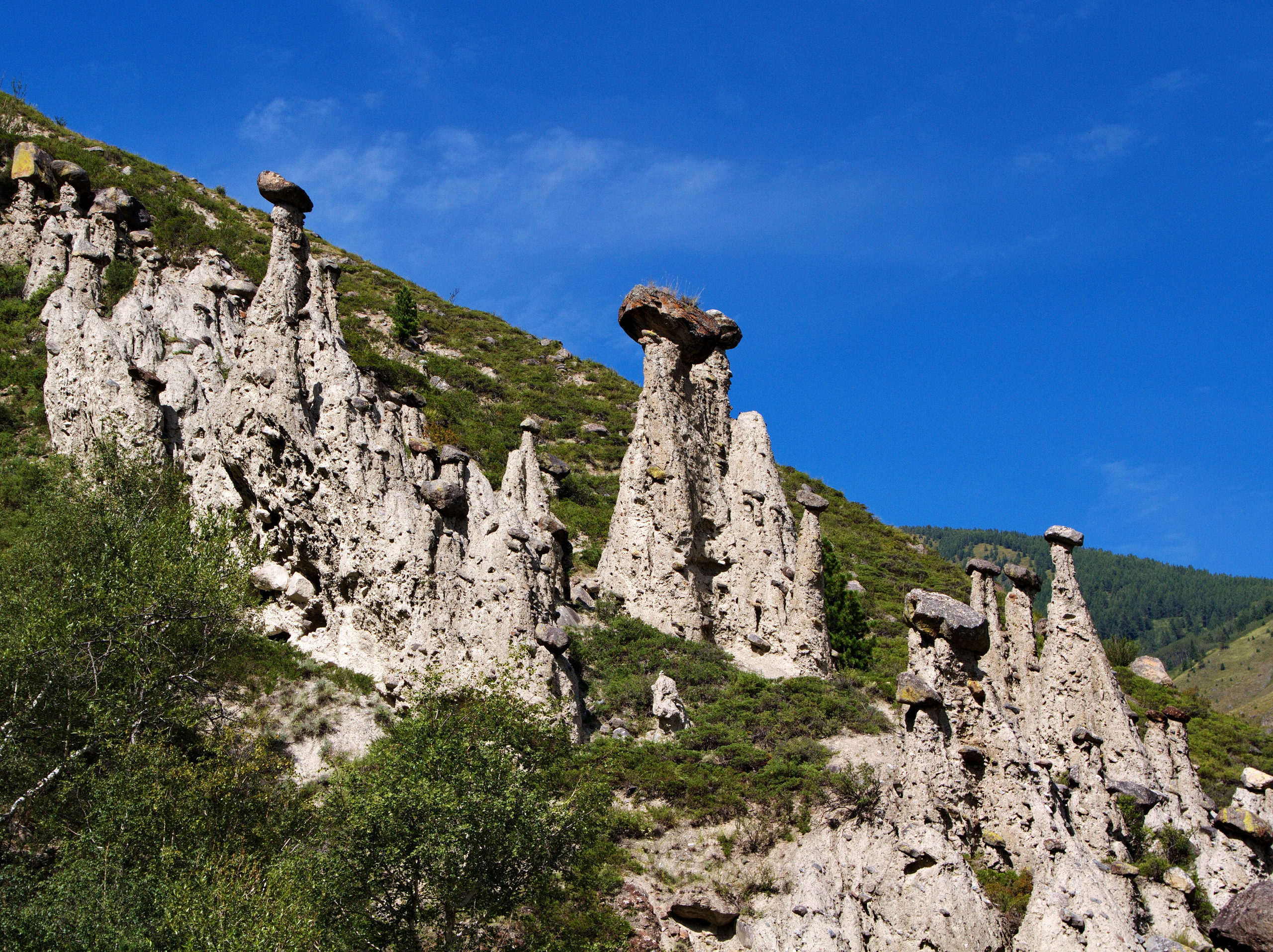 Долина реки Чулышман и дорога к ней по Улаганскому тракту