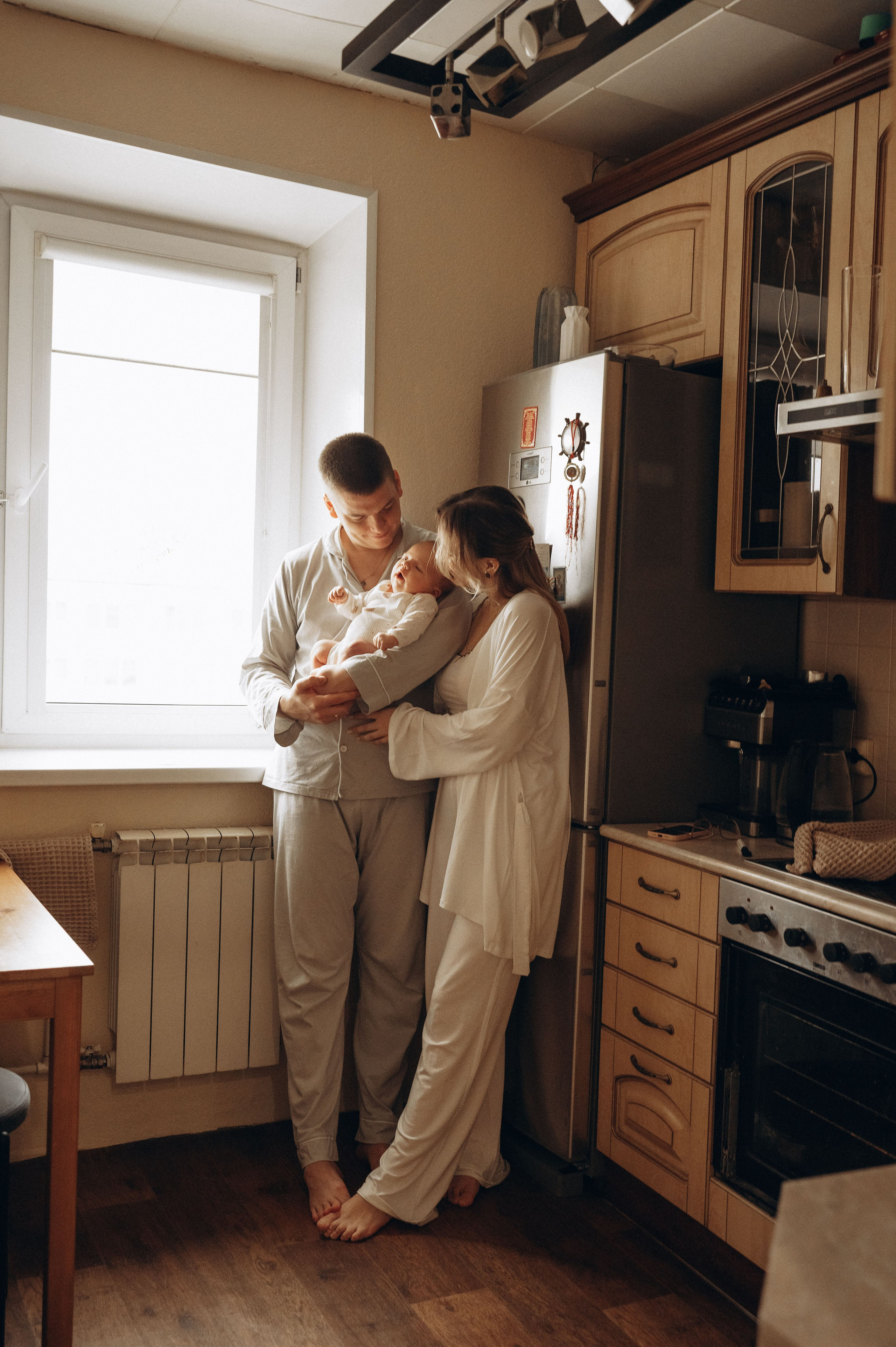 Иван, Ксения и Лев. Фотограф беременности и семьи, домашние съемки, Ньюборн