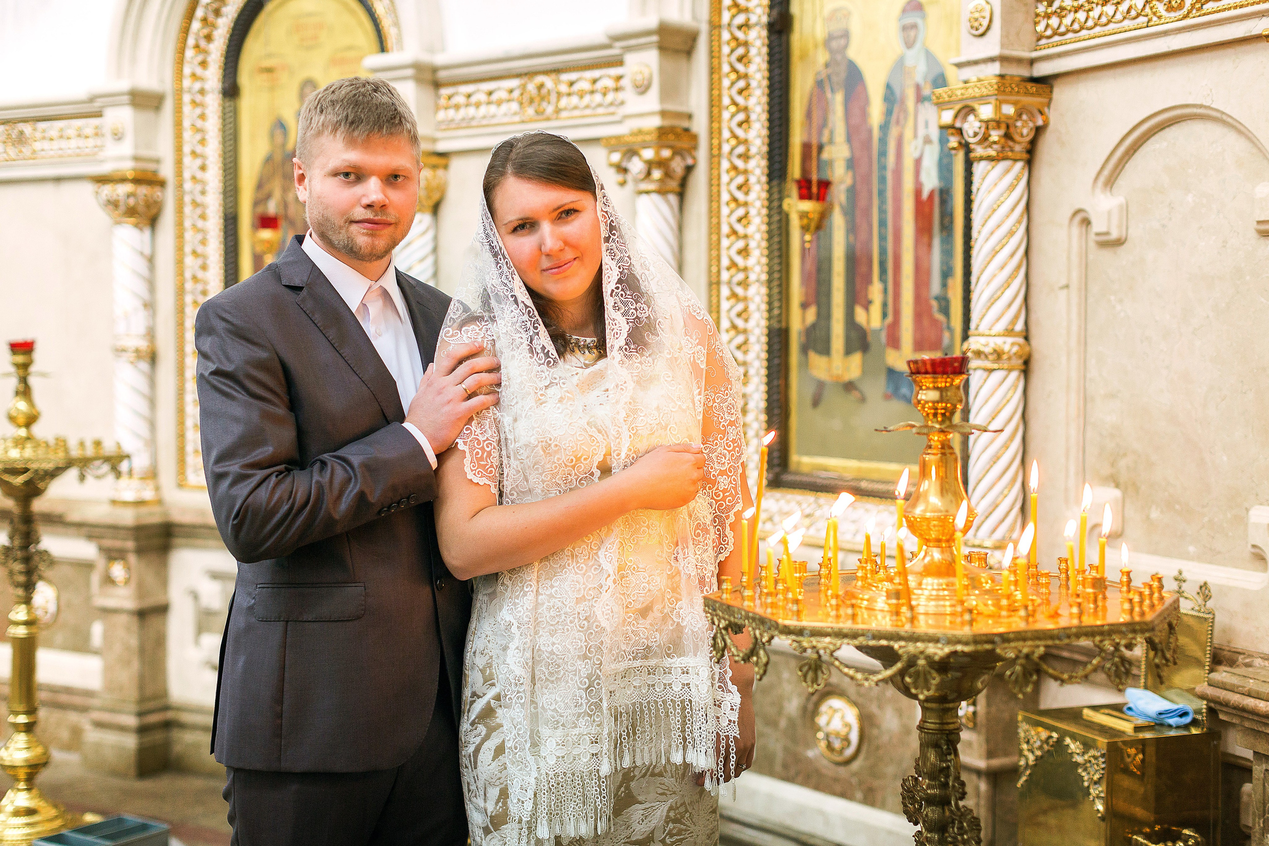 Венчание Светланы и Алексея. Фотограф на Крещение, семейный фотограф в Москве