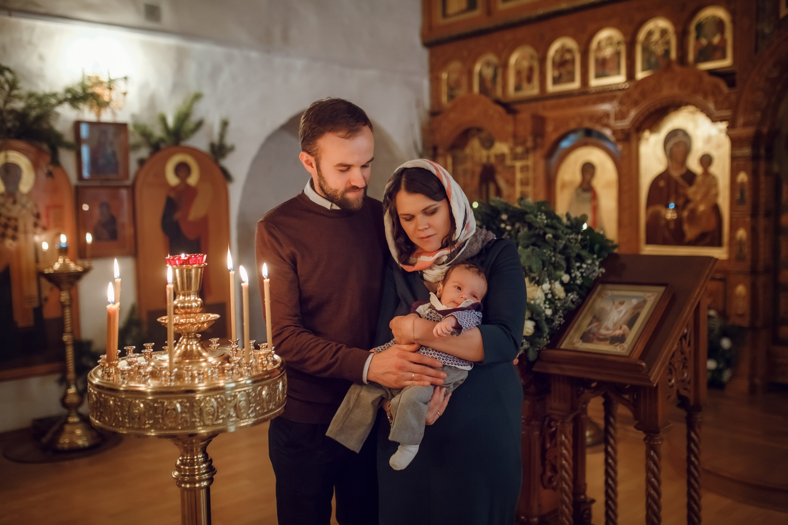 Крещение Саввы. Фотограф на Крещение, семейный фотограф в Москве