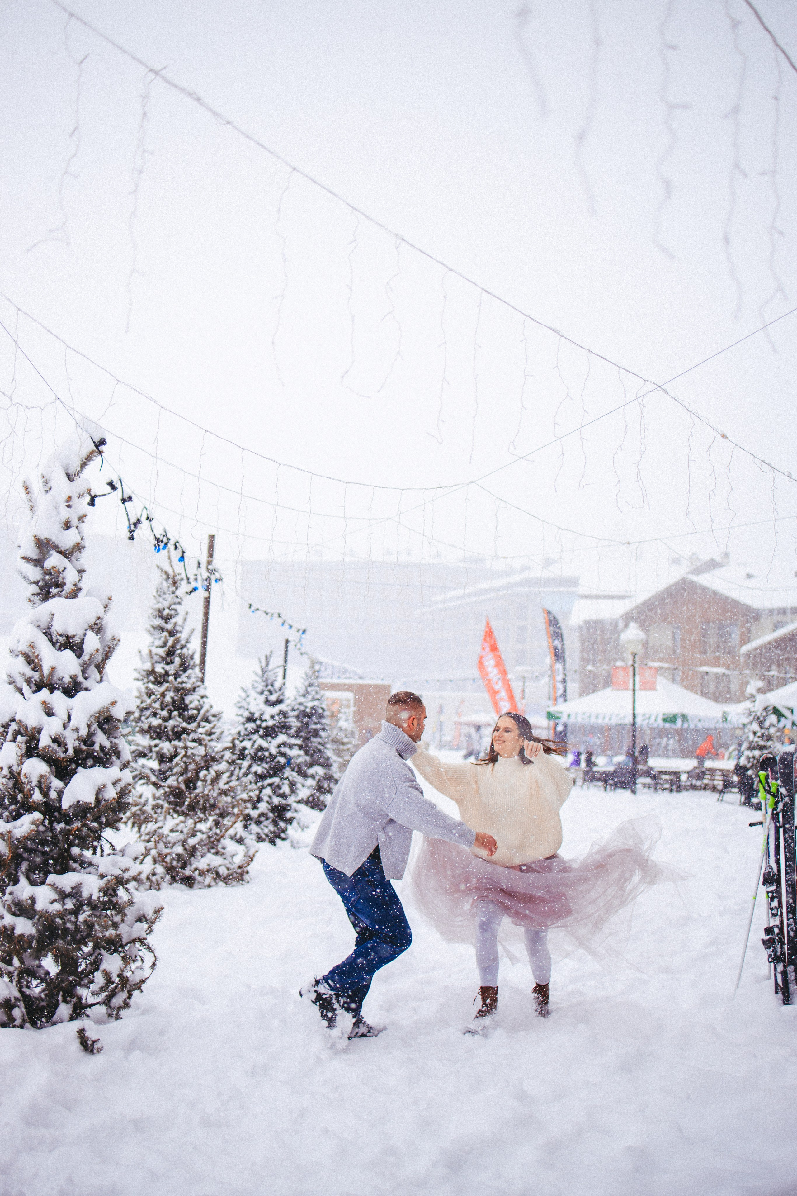Снежная Лавстори. Свадебный фотограф Москва