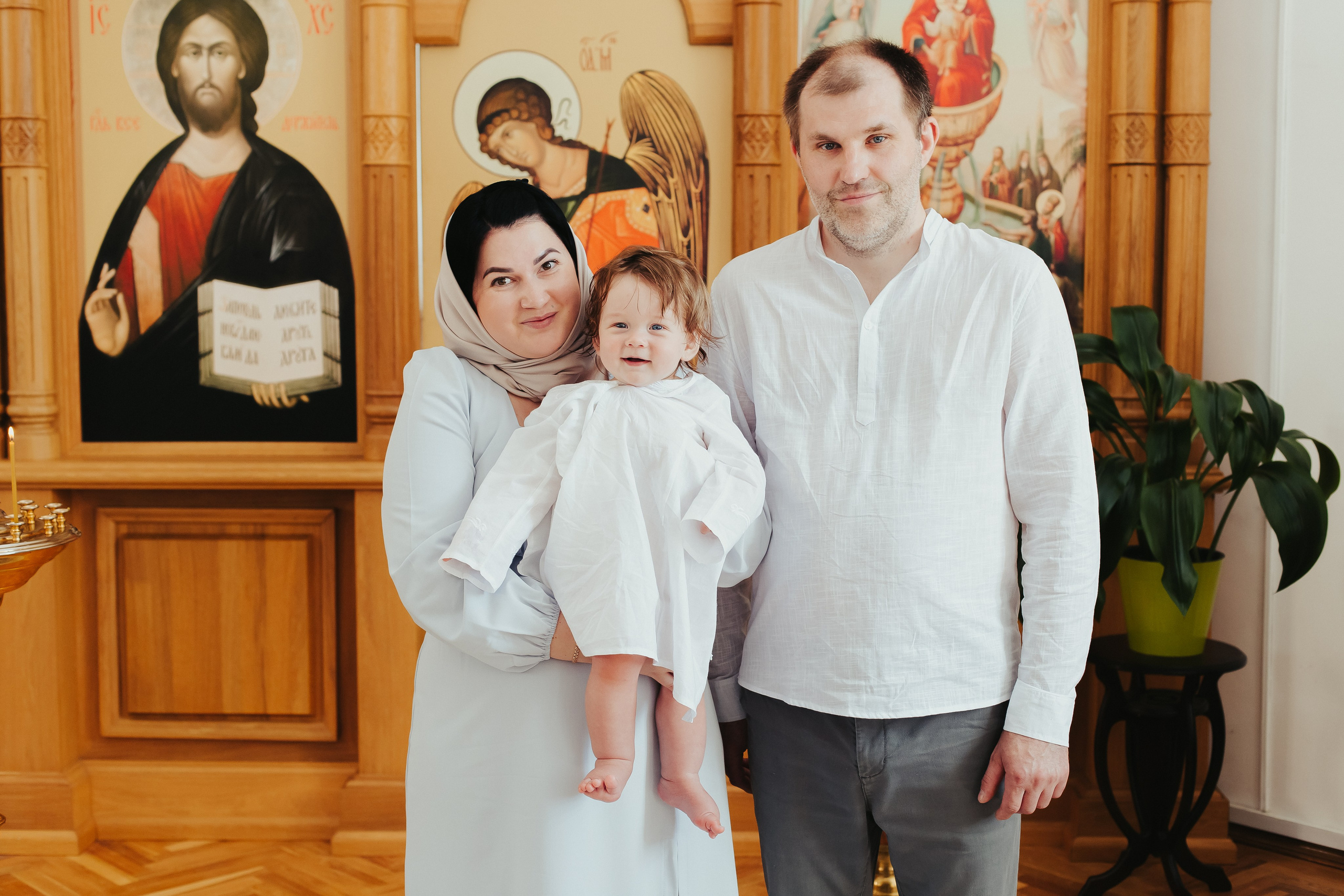 Фотосъемка Крещения ребенка. Фотограф новорожденных и детский в Сергиевом Посаде Кругликова Юлия