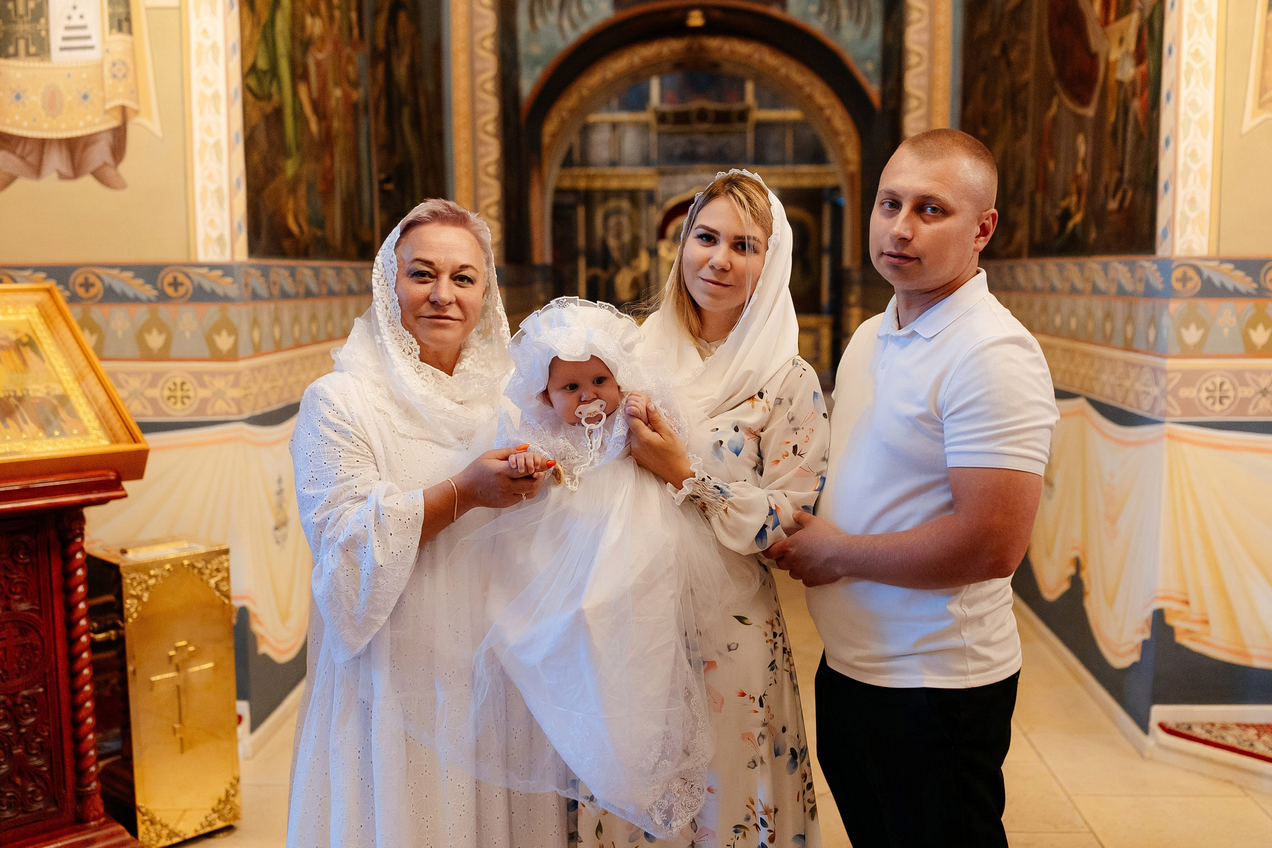 Крещение Полины. Семейный и детский фотограф в Москве Александра Мак