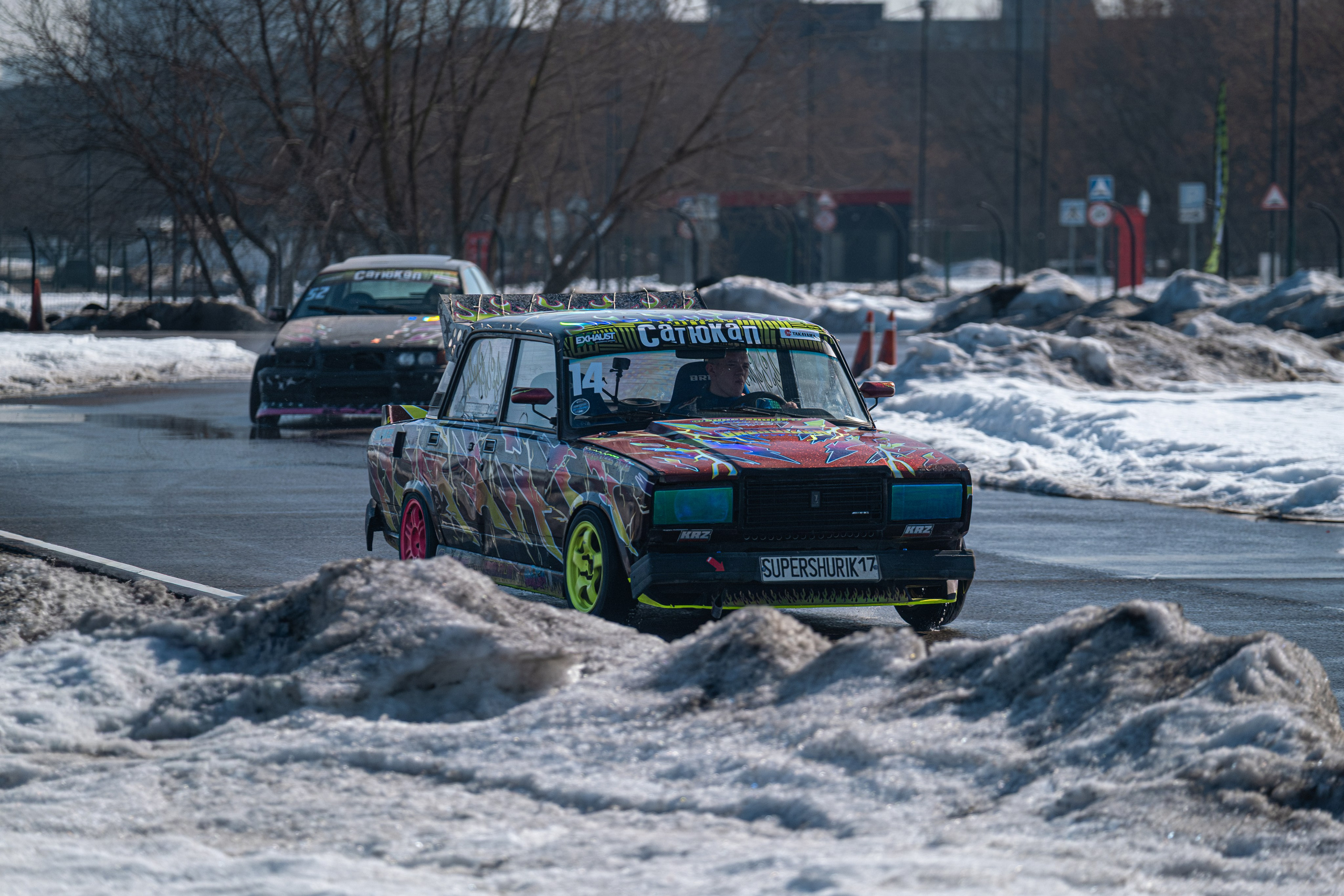 Спортивная автомобильная съемка. Malenkyia