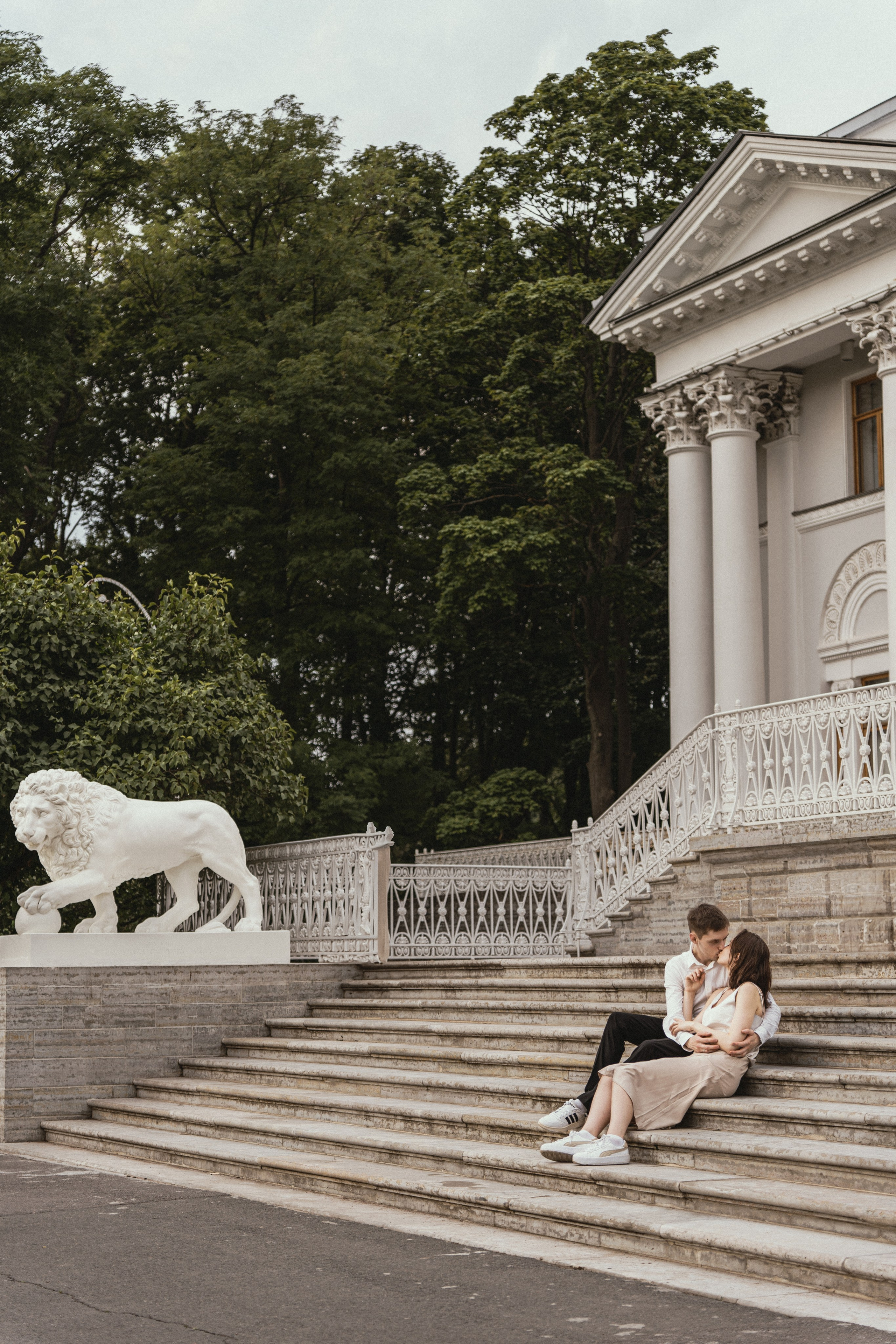 Фотосессия лавстори в парке