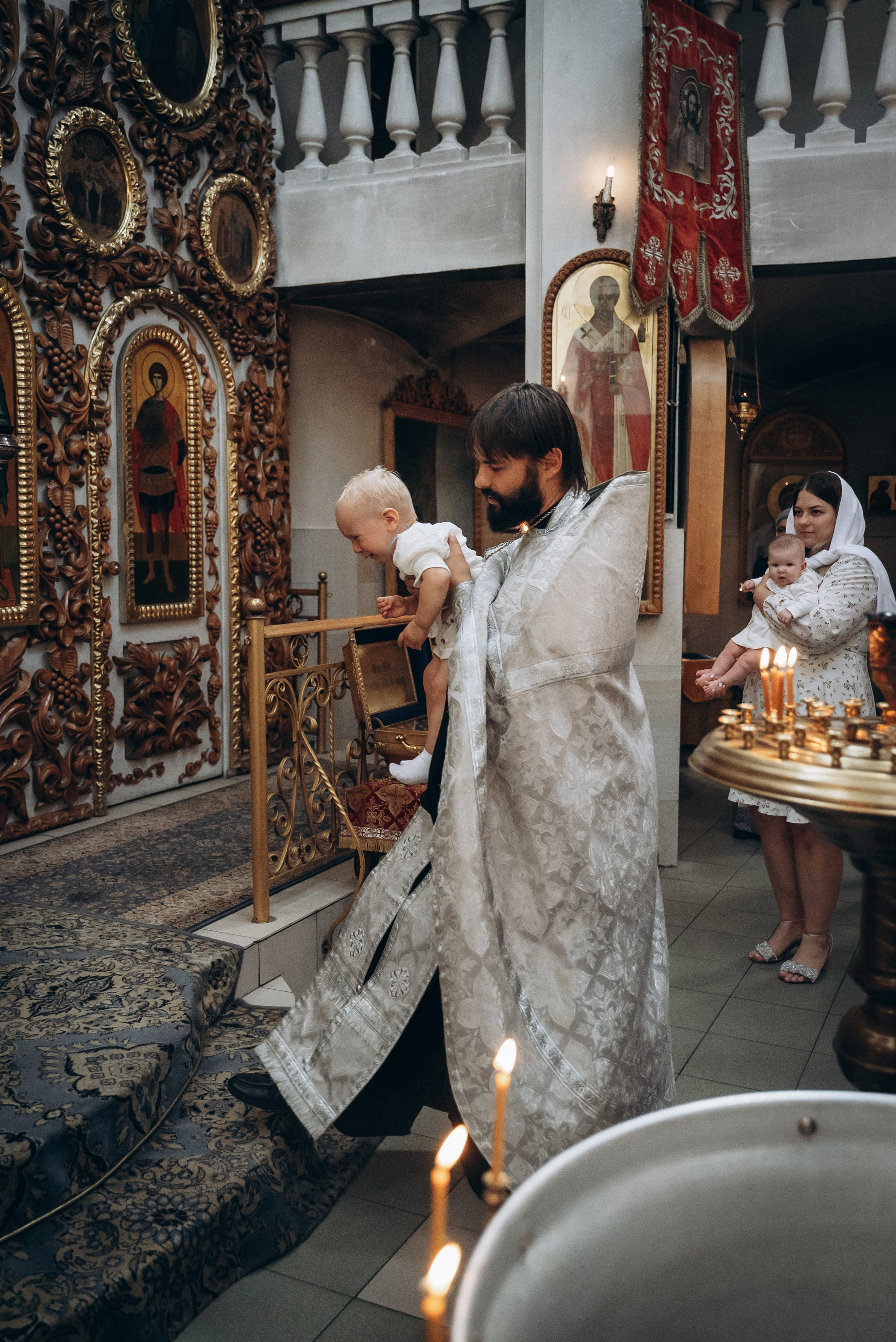 Крещение Демьяна. Семейный фотограф в Минске Дарья Дреко