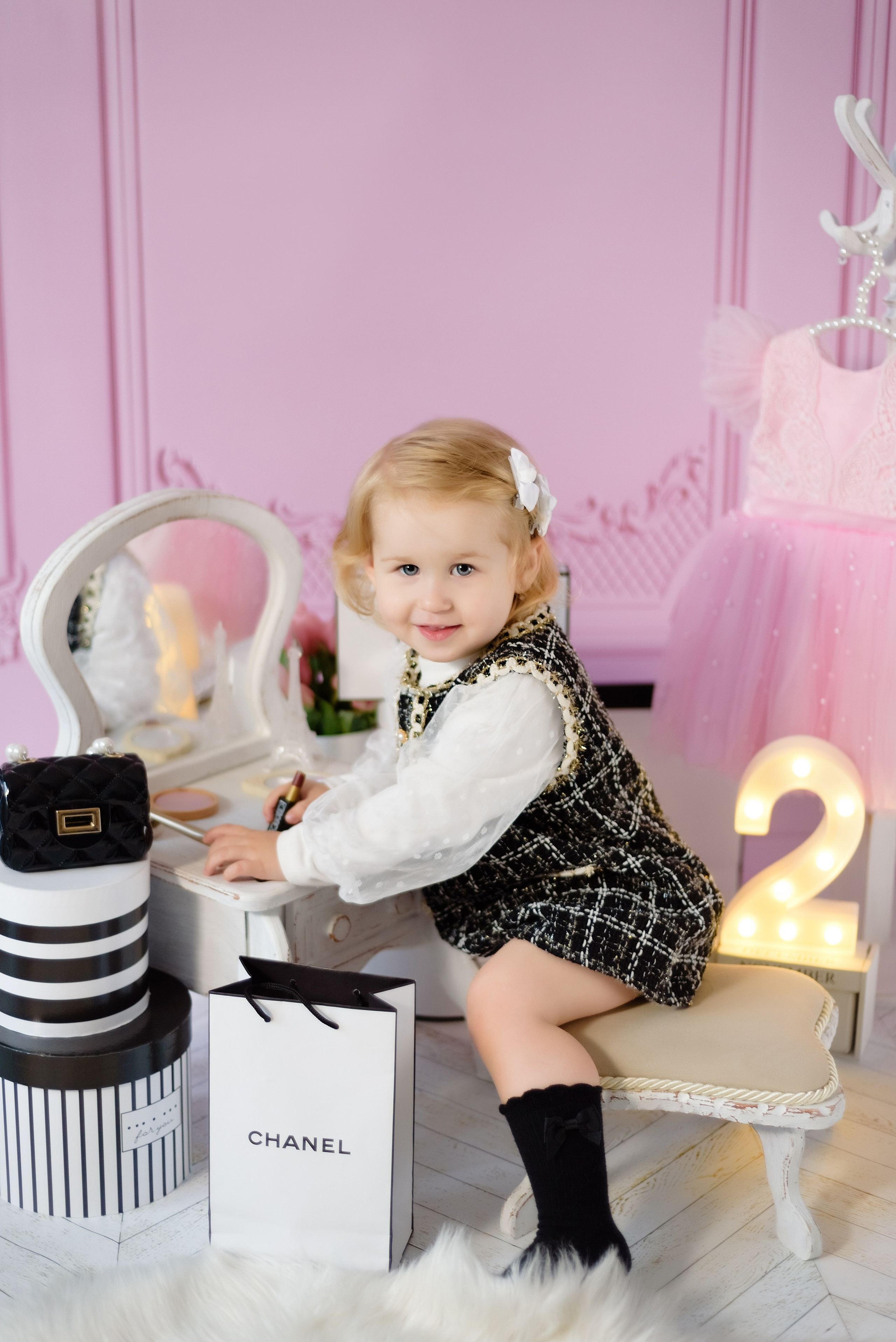«Шанель» Устинья 2 годика. Детский Фотограф |Фотограф на годик в Брянске Ирина Романова