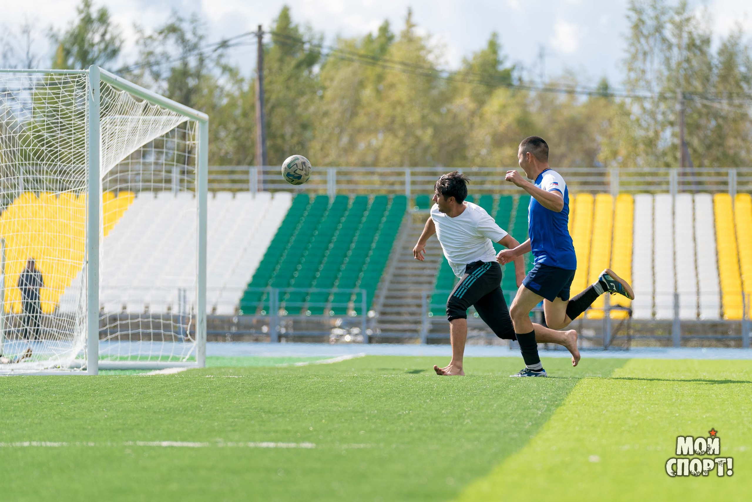 Товарищеская игра по футболу между командами ФКУ Упрдор «Вилюй», МР «Горный улус» и ООО «Мегинские автомагистрали». Студия «Мой Спорт!» — все о спорте в Якутии