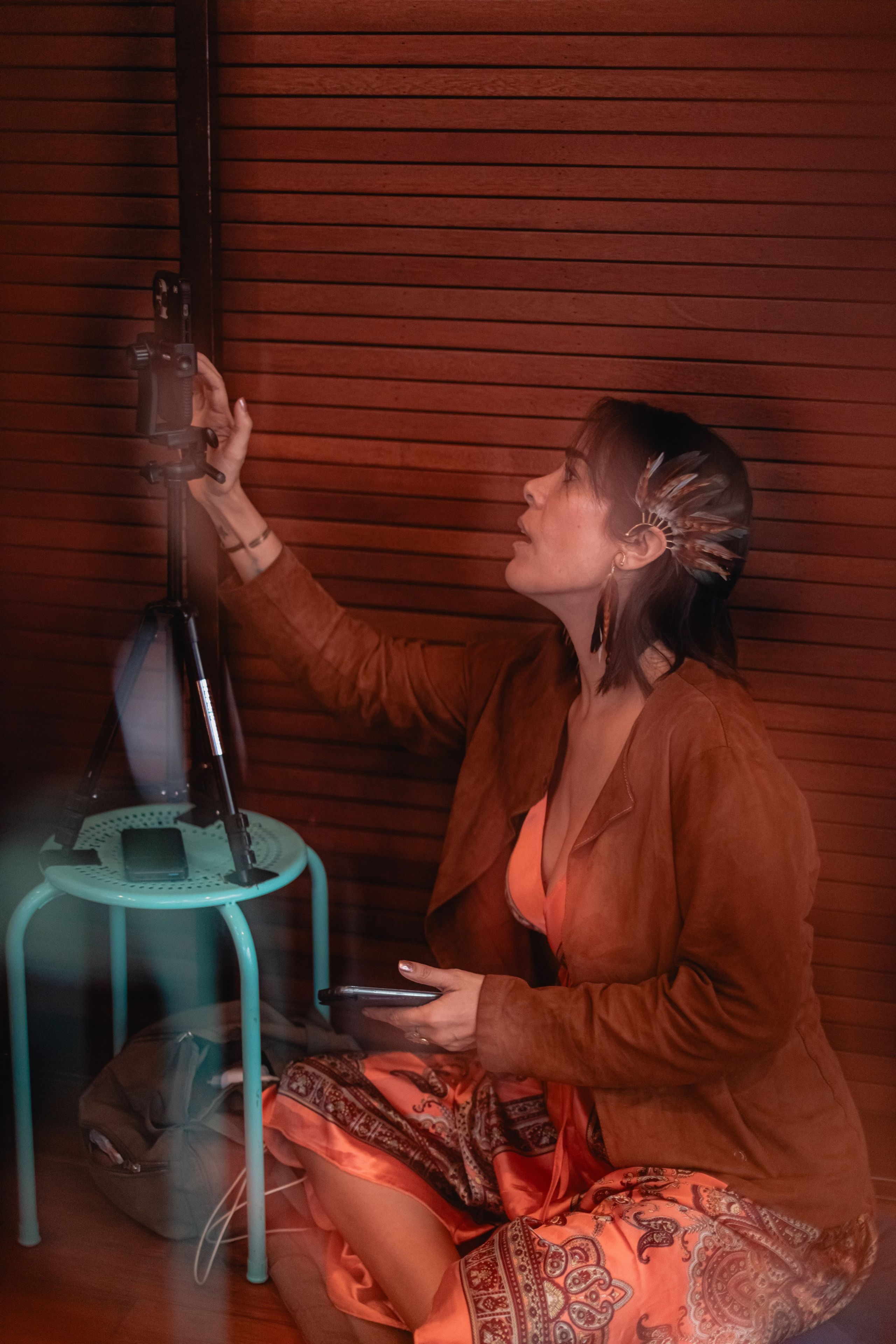 Christmas kirtan w Bhakti Bliss family. Mariam Bagdasaryan