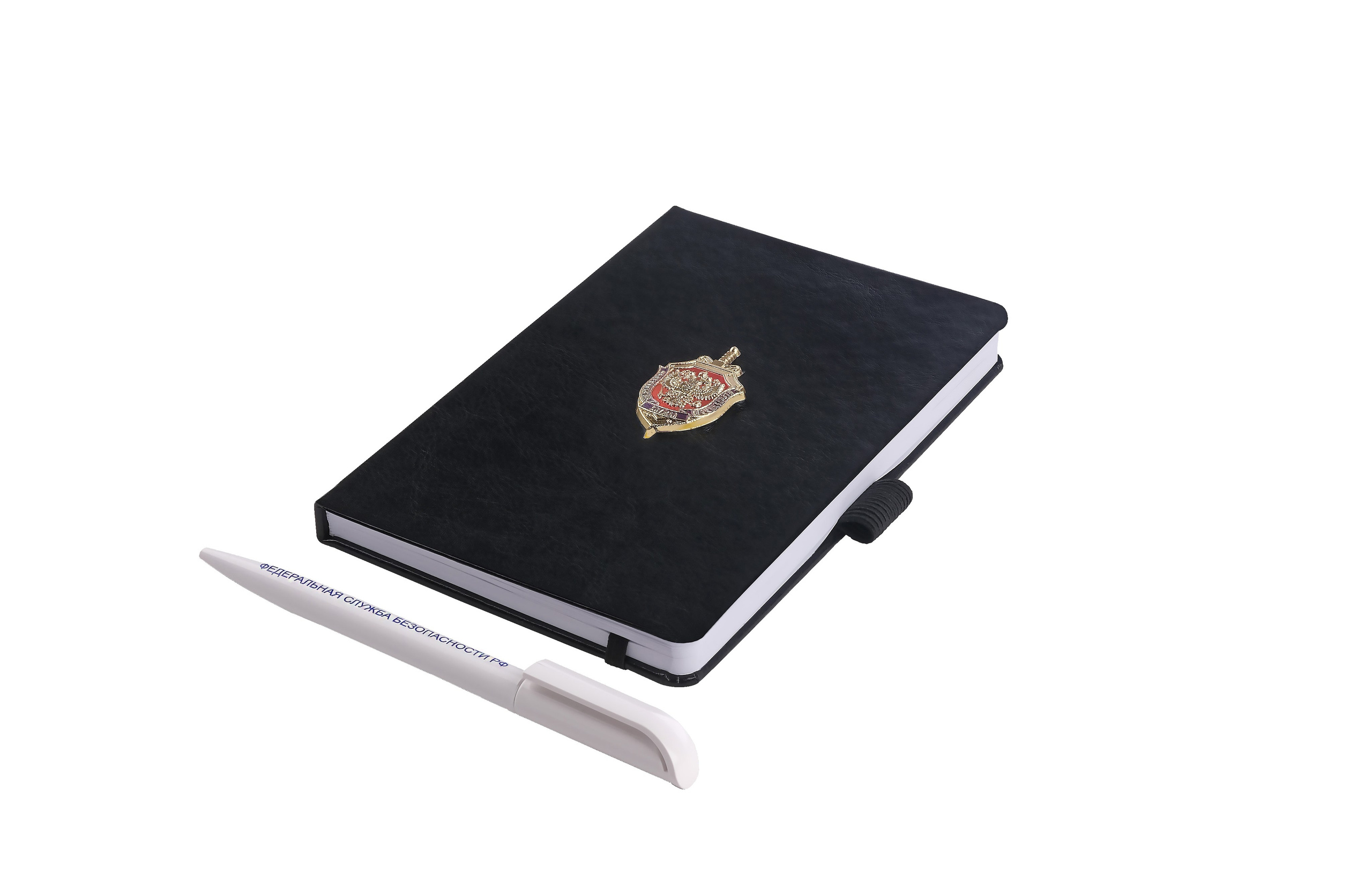 Блокнот с ручкой