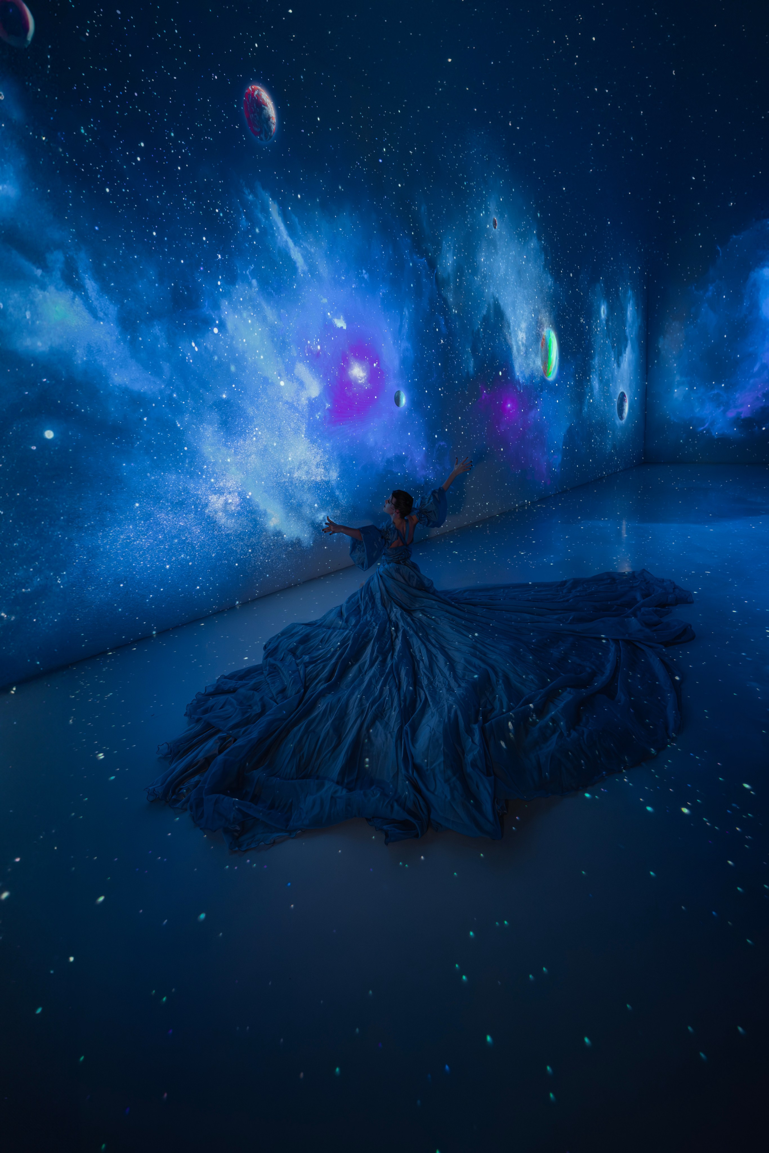 Интерактивная выставка. Фотограф Айгуль Вишня, съёмка в Москве и Санкт-Петербурге