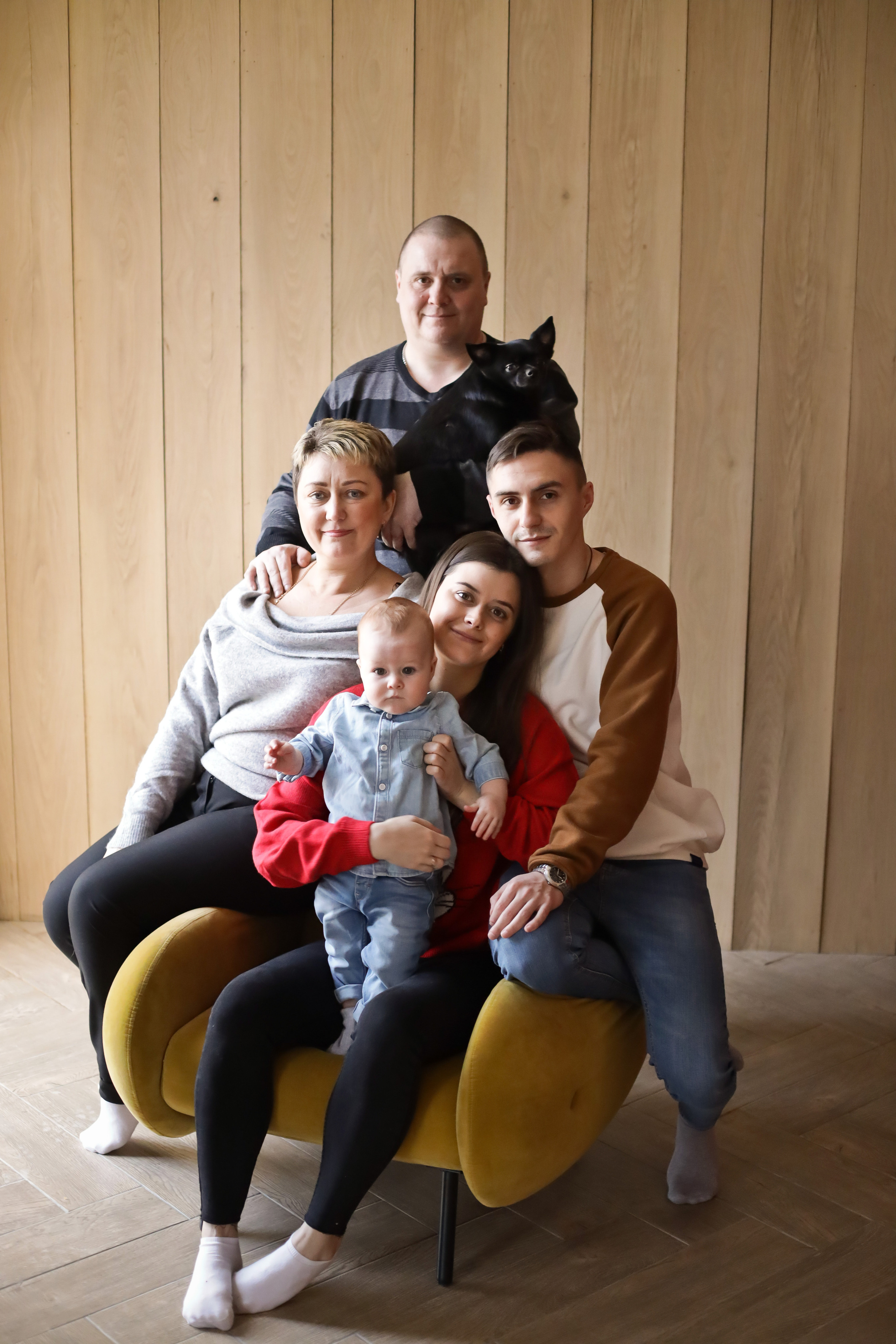 Семья Натальи. Семейный фотограф и фотограф новорожденных в Санкт-Петербурге Алина Фе