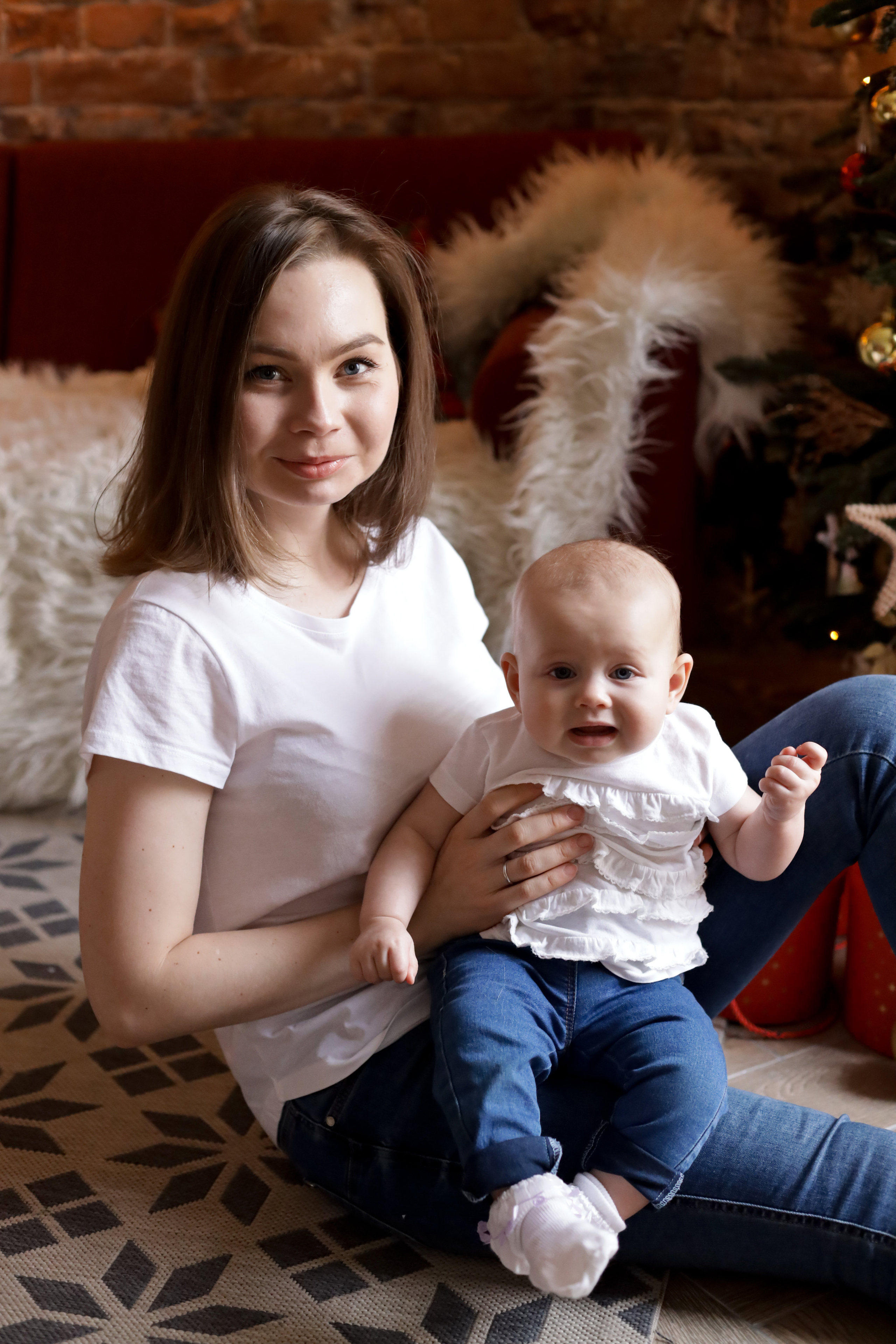 Семья Ольги. Семейный фотограф и фотограф новорожденных в Санкт-Петербурге Алина Фе