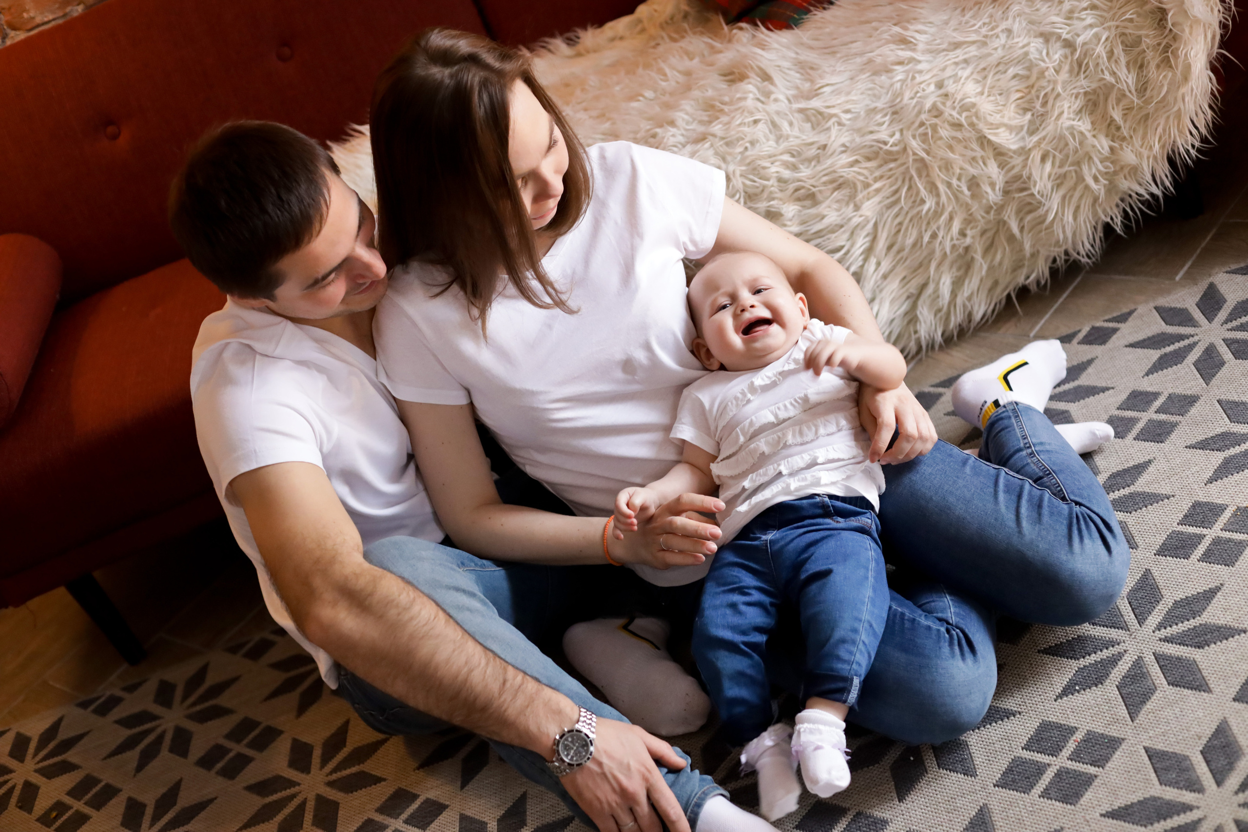 Семья Ольги. Семейный фотограф и фотограф новорожденных в Санкт-Петербурге Алина Фе