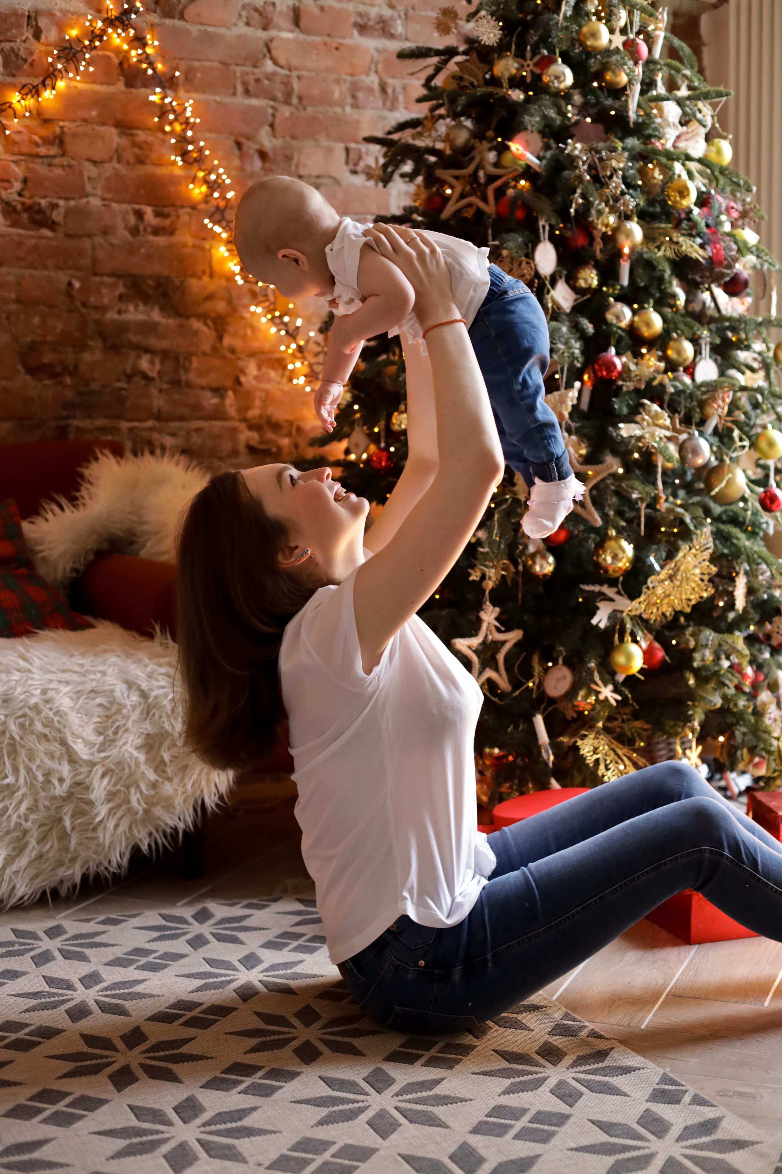 Семья Ольги. Семейный фотограф и фотограф новорожденных в Санкт-Петербурге Алина Фе