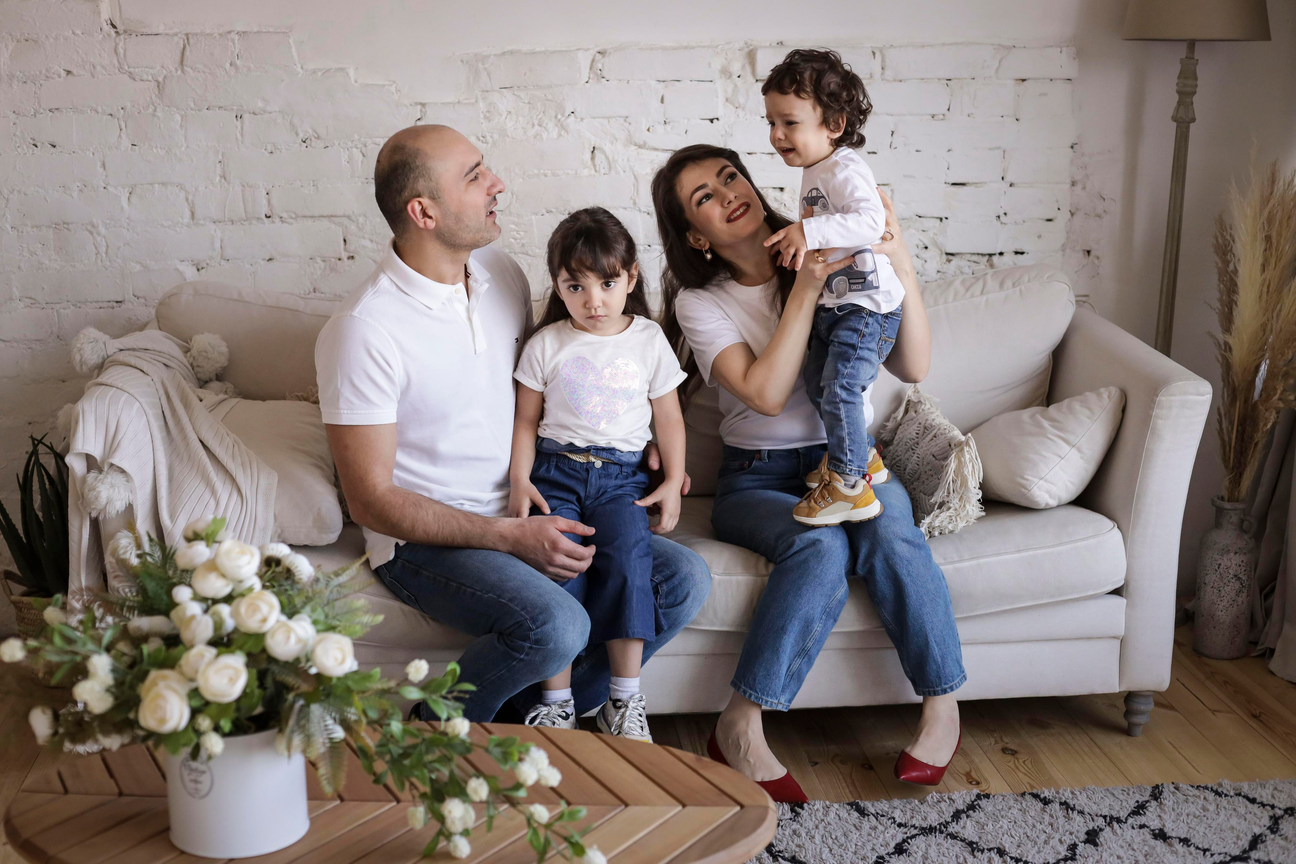 Семья Лейлы. Семейный фотограф и фотограф новорожденных в Санкт-Петербурге Алина Фе