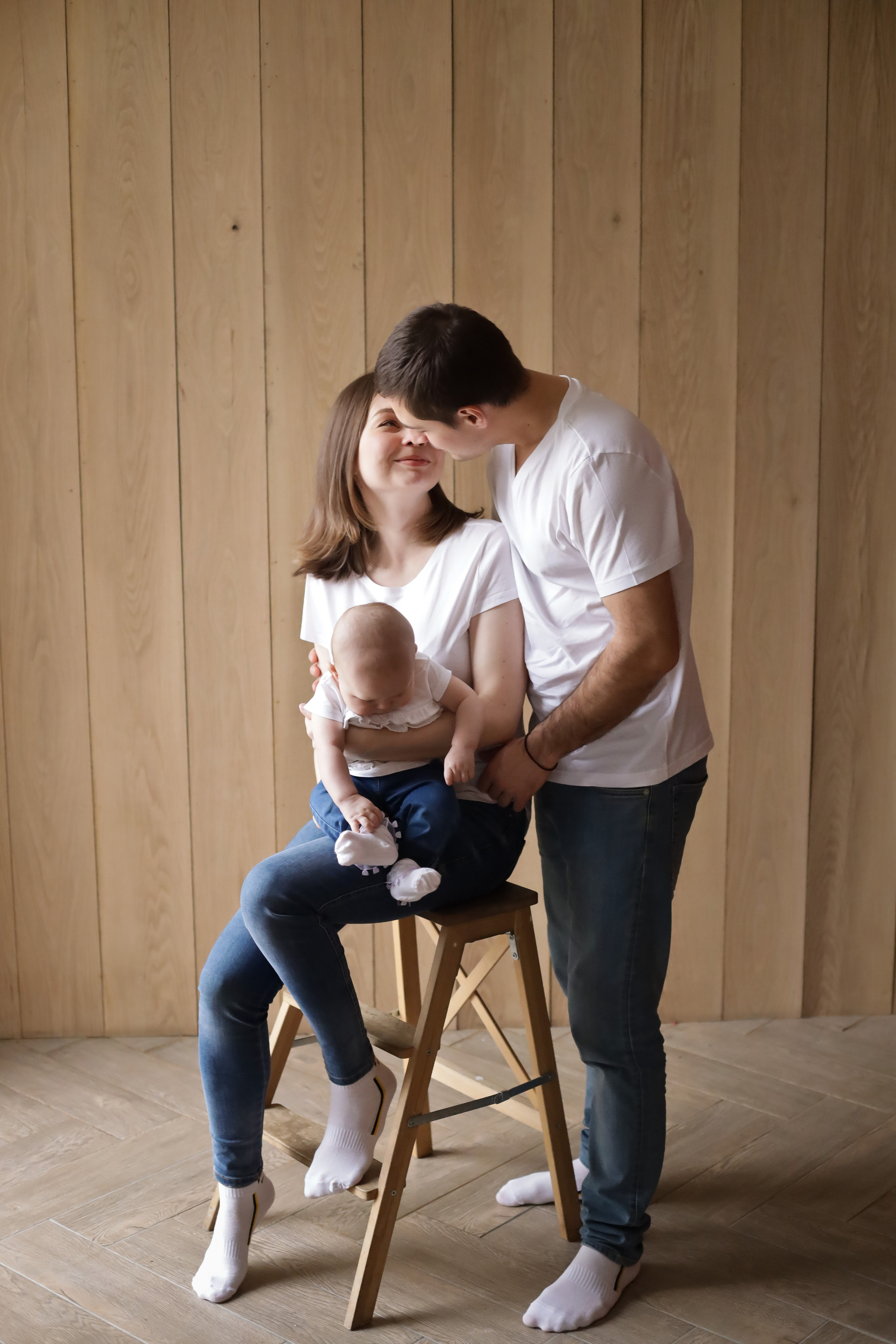 Семья Ольги. Семейный фотограф и фотограф новорожденных в Санкт-Петербурге Алина Фе