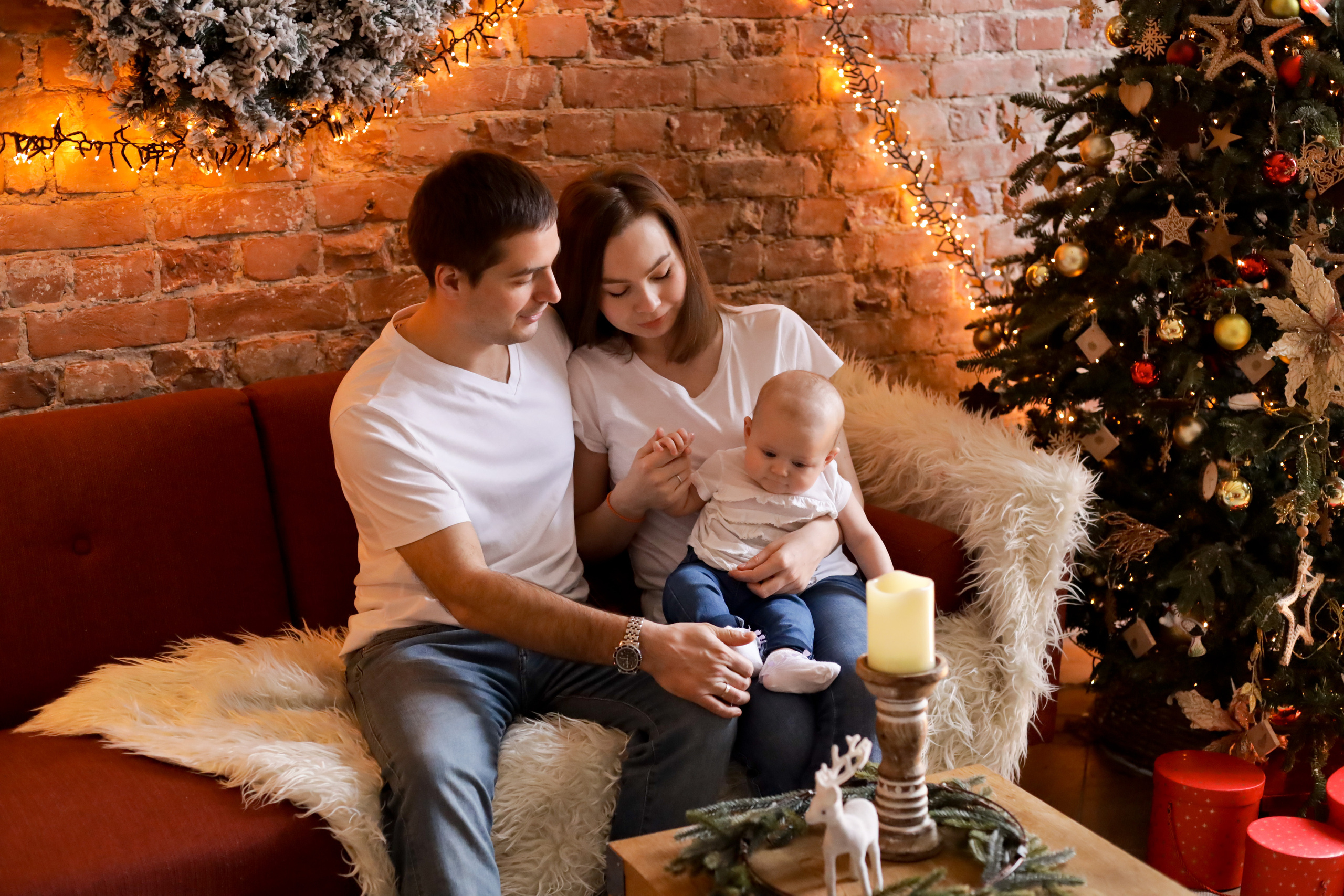 Семья Ольги. Семейный фотограф и фотограф новорожденных в Санкт-Петербурге Алина Фе