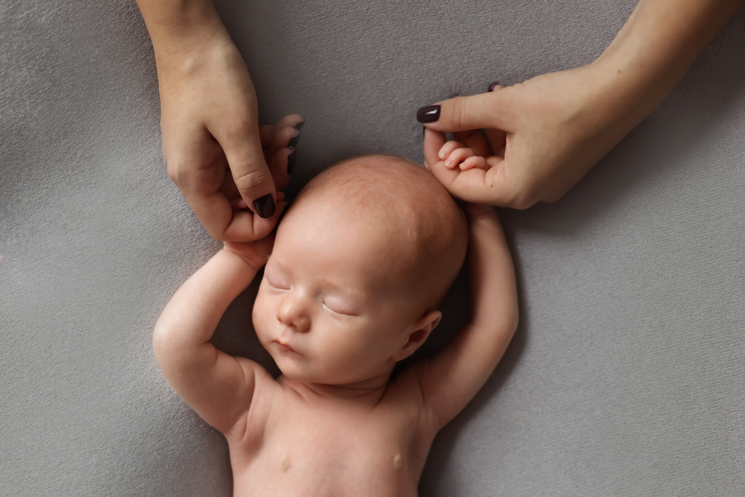 Матвей 18 дней. Семейный фотограф и фотограф новорожденных в Санкт-Петербурге Алина Фе