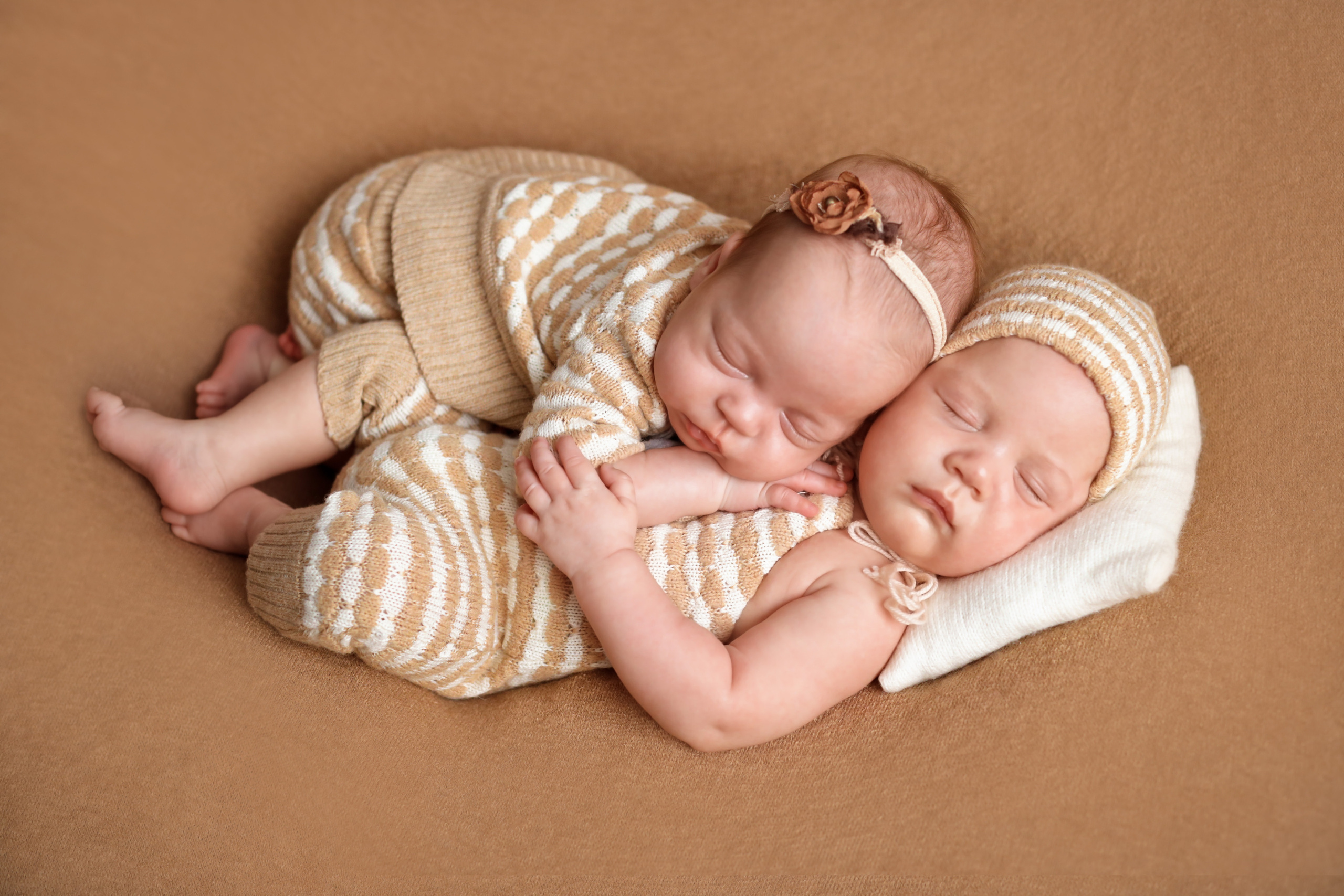 Данила и Анна 2,5 месяца. Семейный фотограф и фотограф новорожденных в Санкт-Петербурге Алина Фе