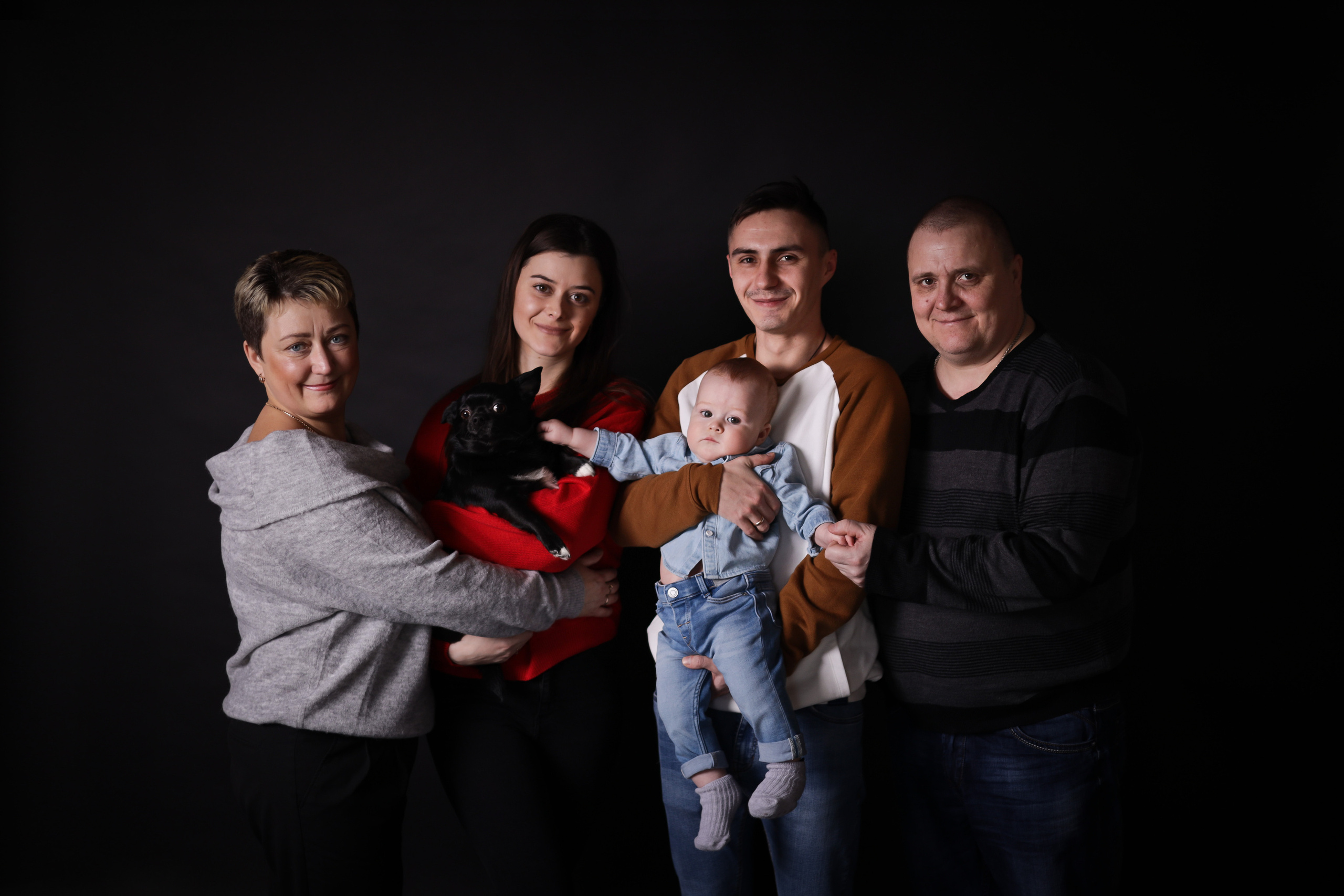 Семья Натальи. Семейный фотограф и фотограф новорожденных в Санкт-Петербурге Алина Фе