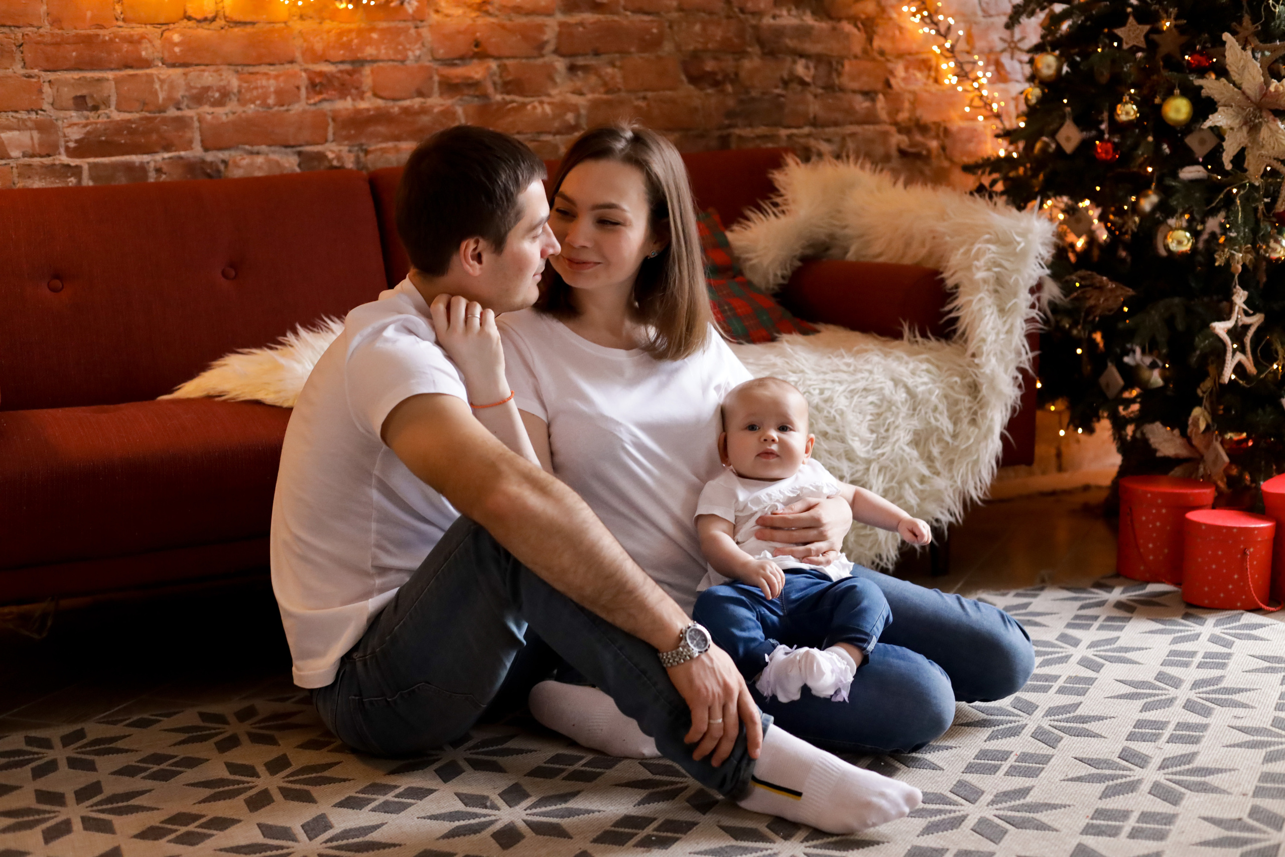 Семья Ольги. Семейный фотограф и фотограф новорожденных в Санкт-Петербурге Алина Фе