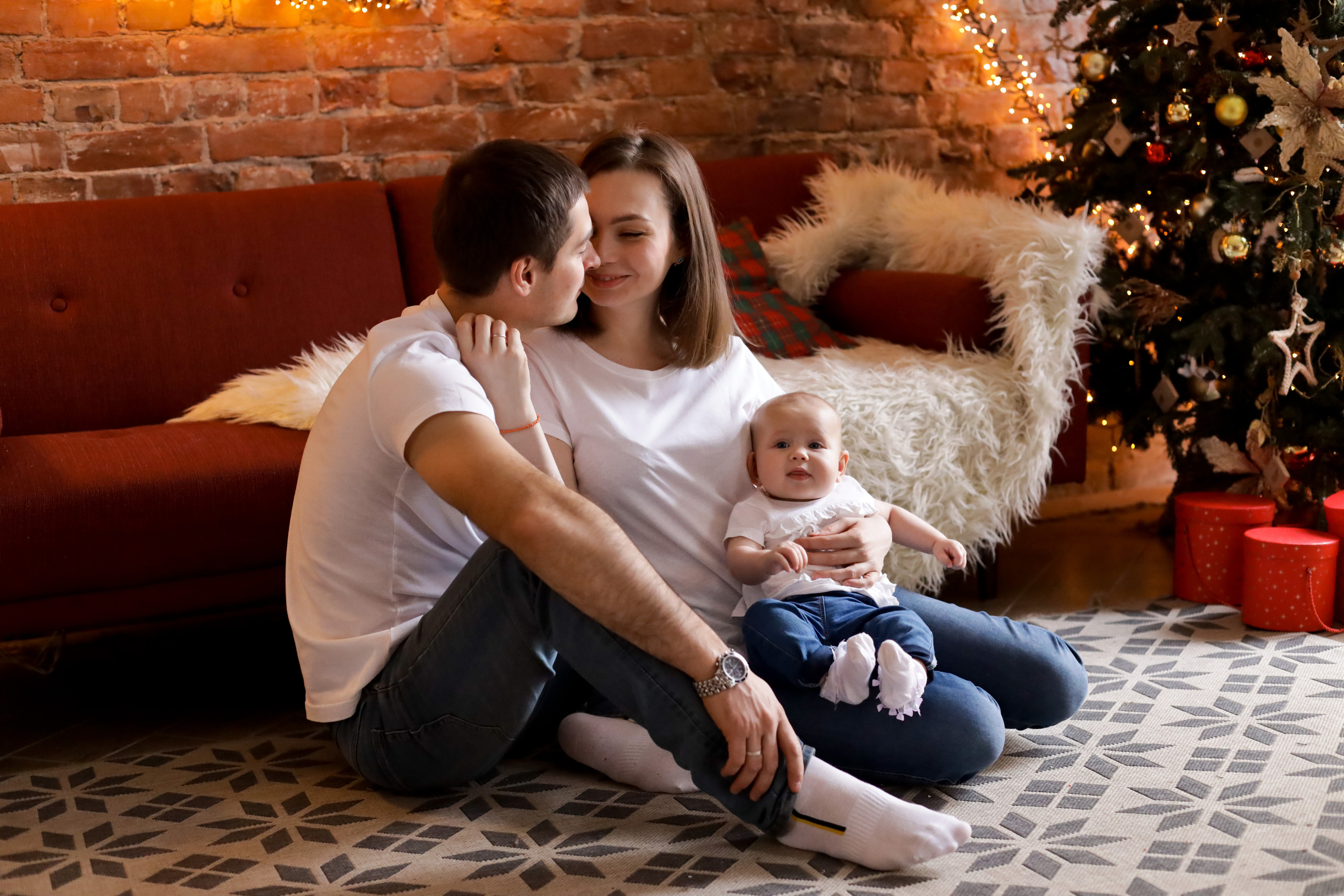 Семья Ольги. Семейный фотограф и фотограф новорожденных в Санкт-Петербурге Алина Фе