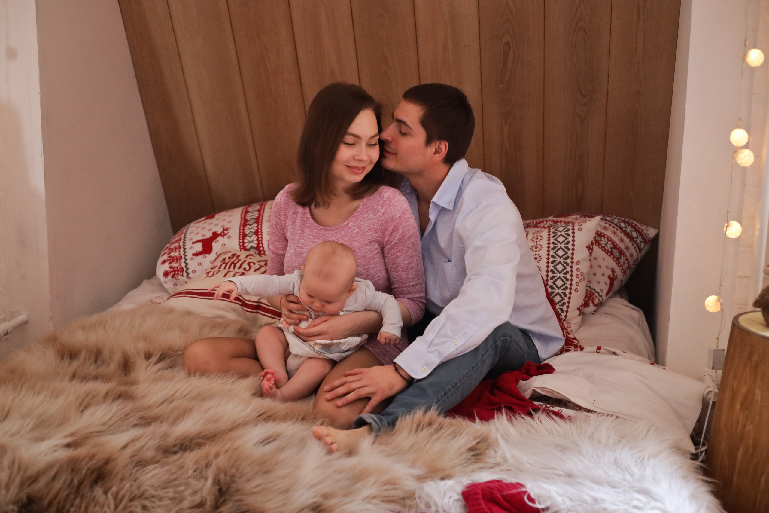 Семья Ольги. Семейный фотограф и фотограф новорожденных в Санкт-Петербурге Алина Фе