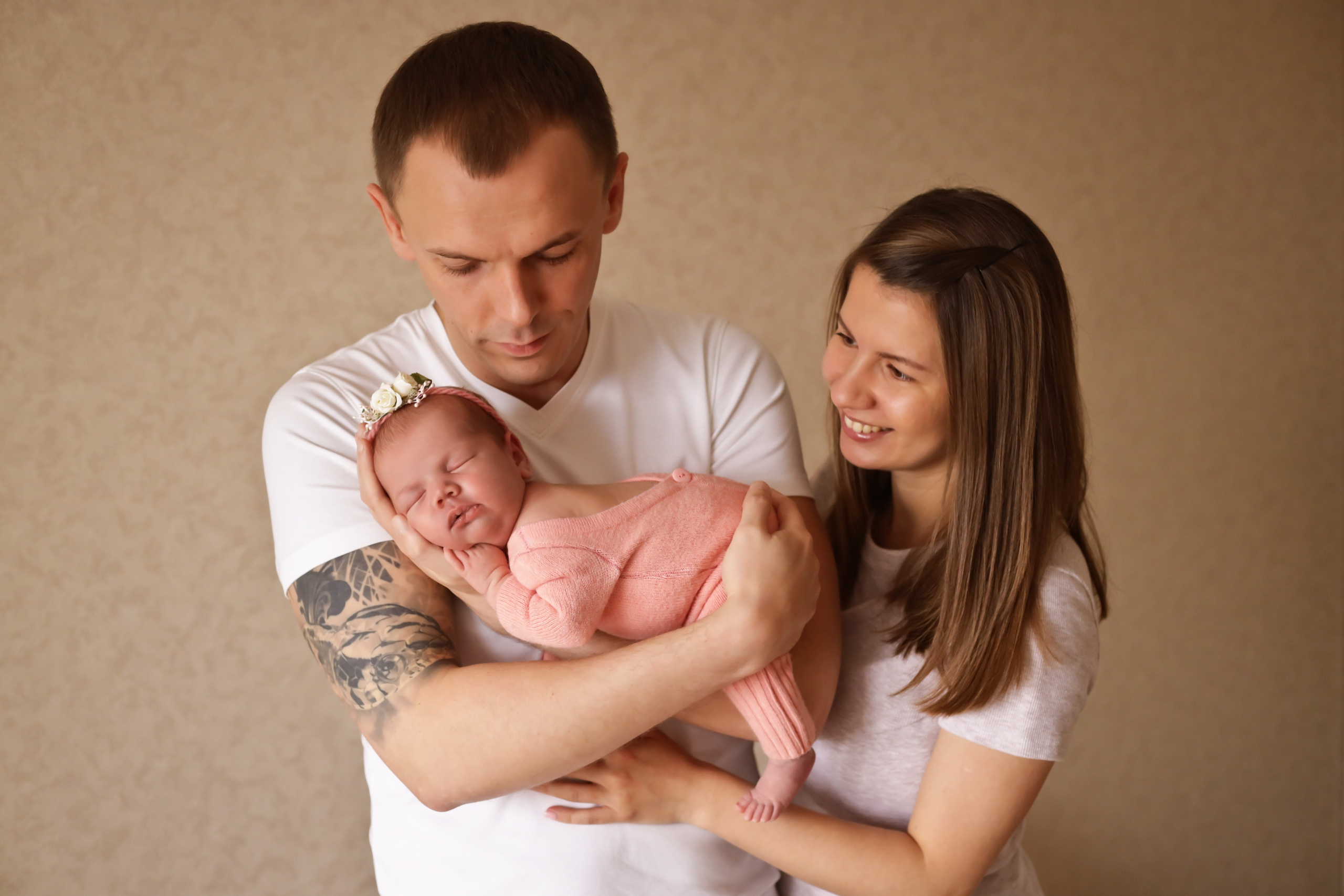 Вероника 16 дней. Семейный фотограф и фотограф новорожденных в Санкт-Петербурге Алина Фе