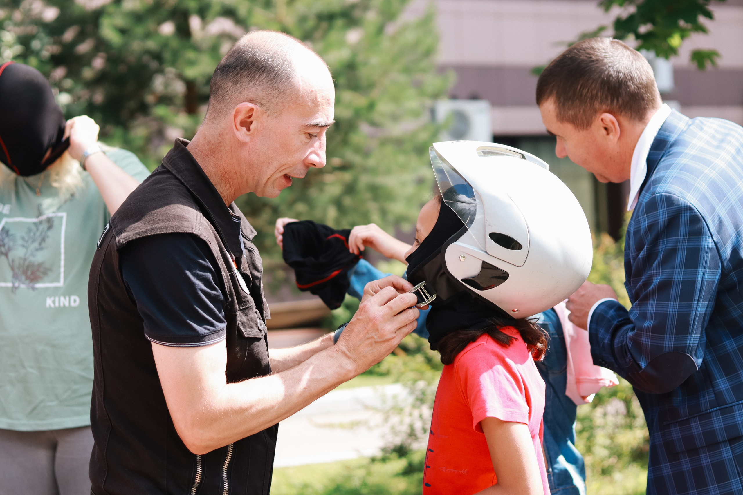 Выезд «Мототерапии» в детскую больницу в Солнцево. Репортажный фотограф в Москве и Зеленограде Karina-vozd