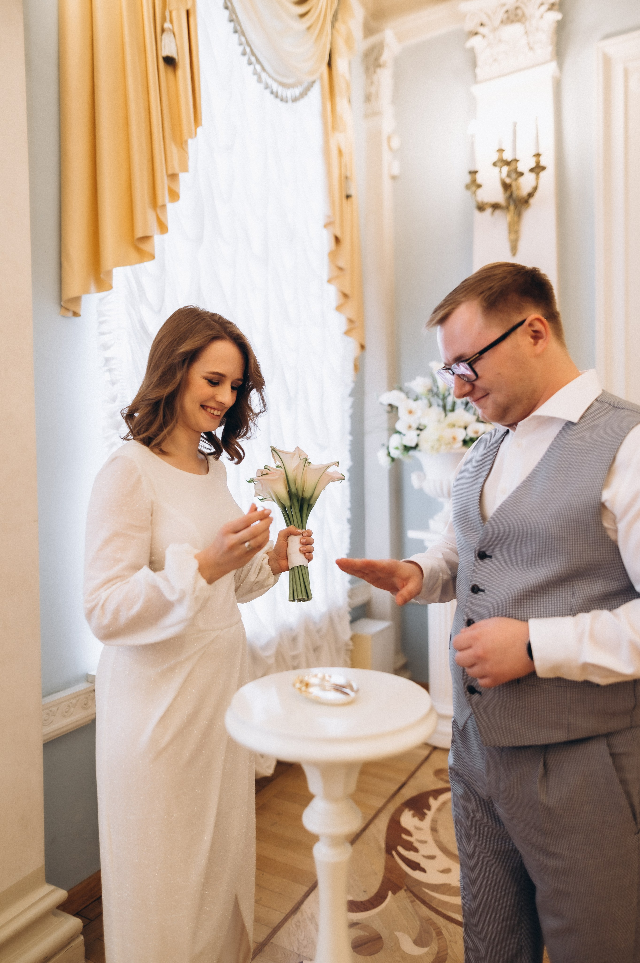 Загс+Оранжерея (камерная свадьба). Фотограф ПИТЕР СПБ Надежда Баранова