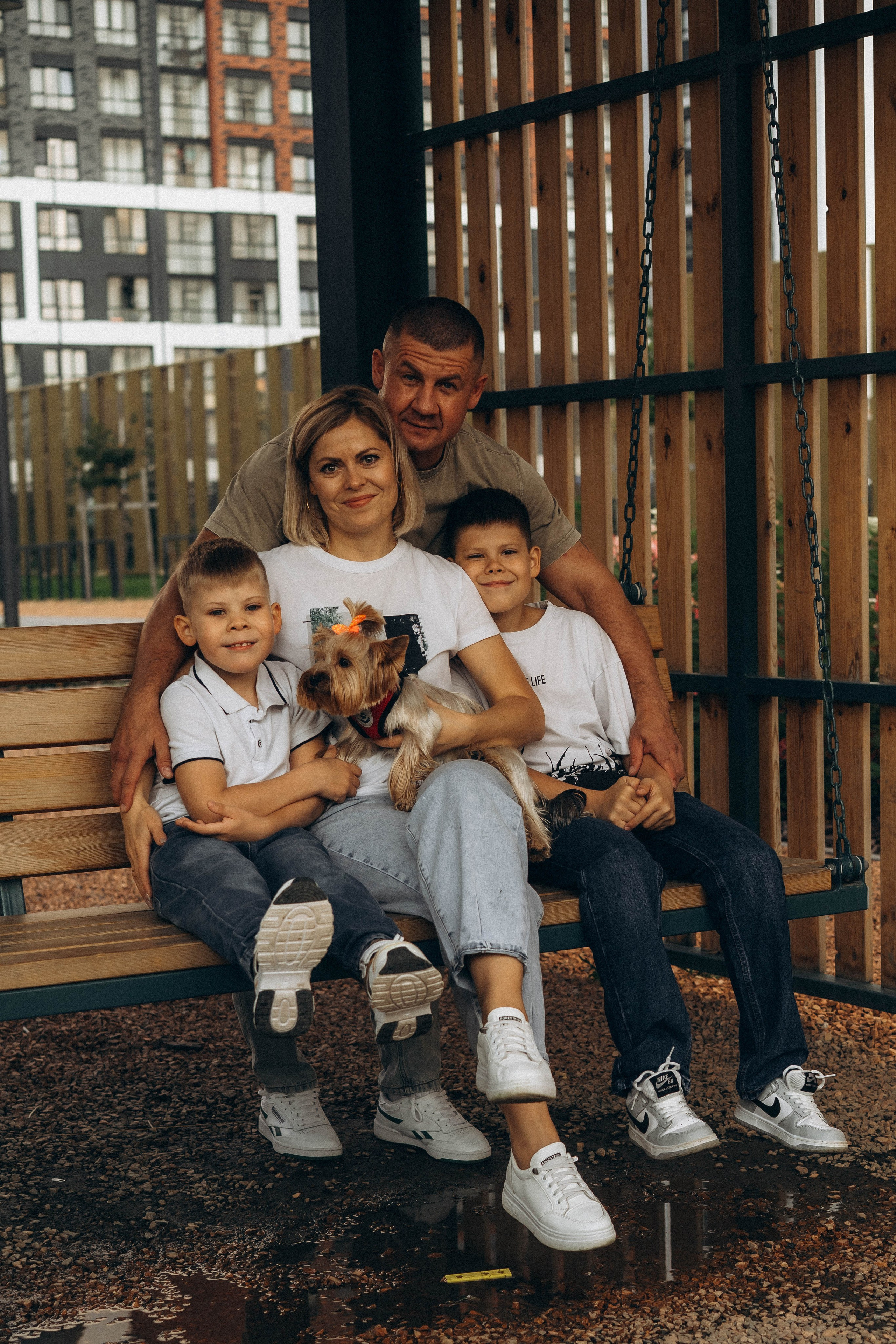 Семейная сьемка в парке. Фотограф Екатеринбург Кокшарова Александра