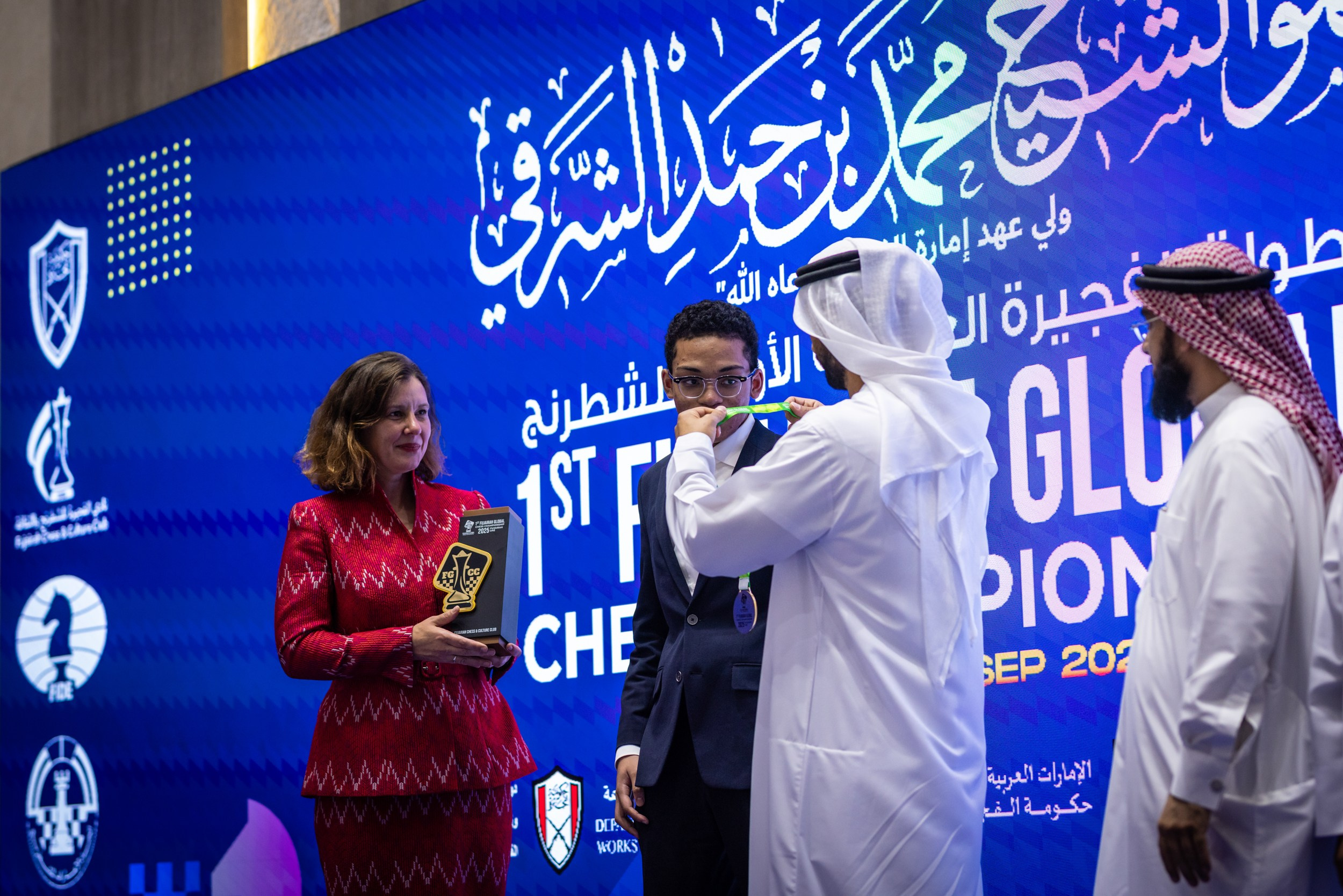 2025.09.01 1st. FUJAIRAH GLOBAL Chess Championship — Closing Ceremony. Фотограф Анна Штурман (репортажная съёмка любых событий и мероприятий) Anna Shtourman photographer