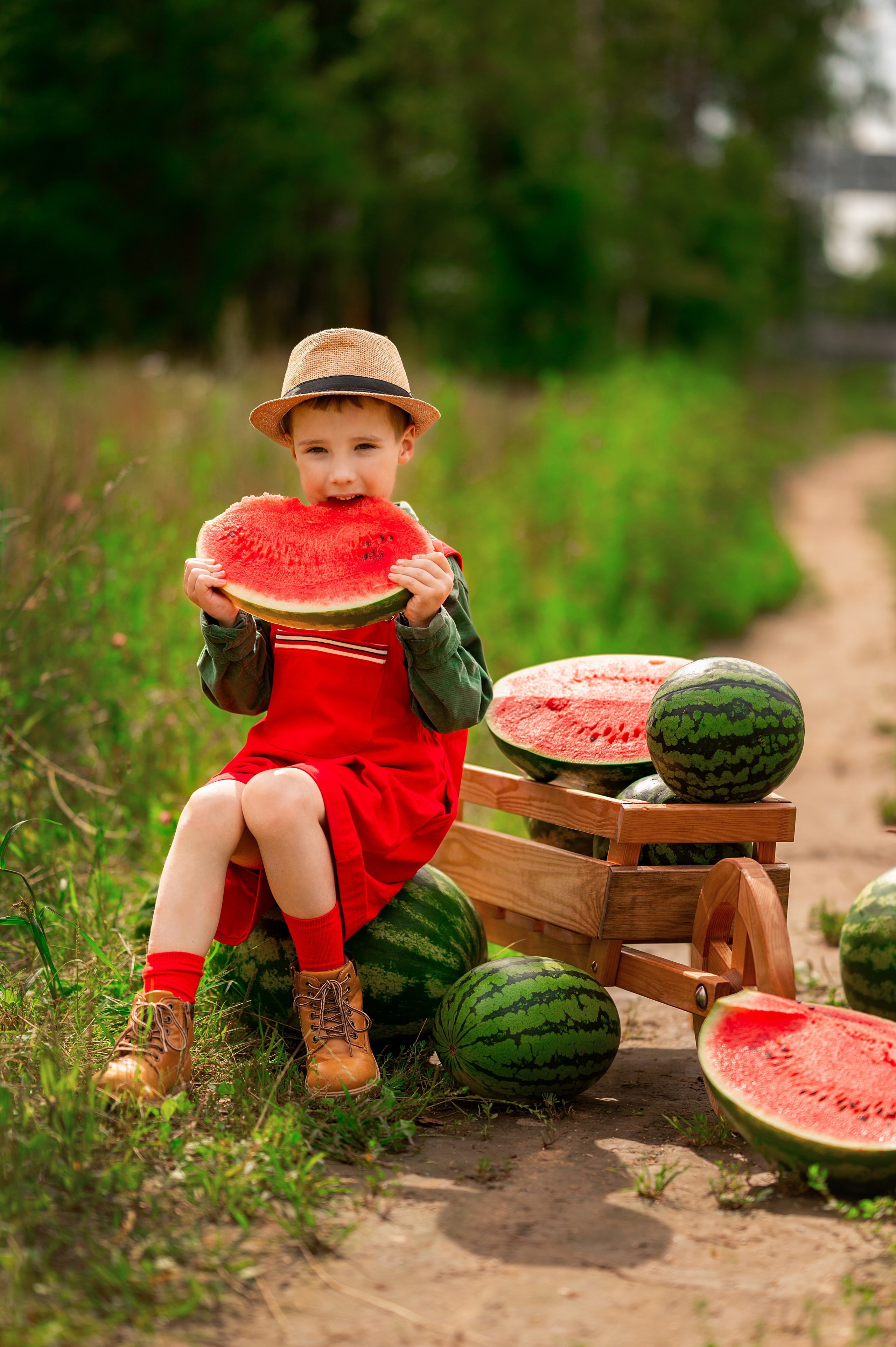 Фотопроект «Сочный арбуз». Детский и семейный фотограф г. Москва Оксана Катаджи