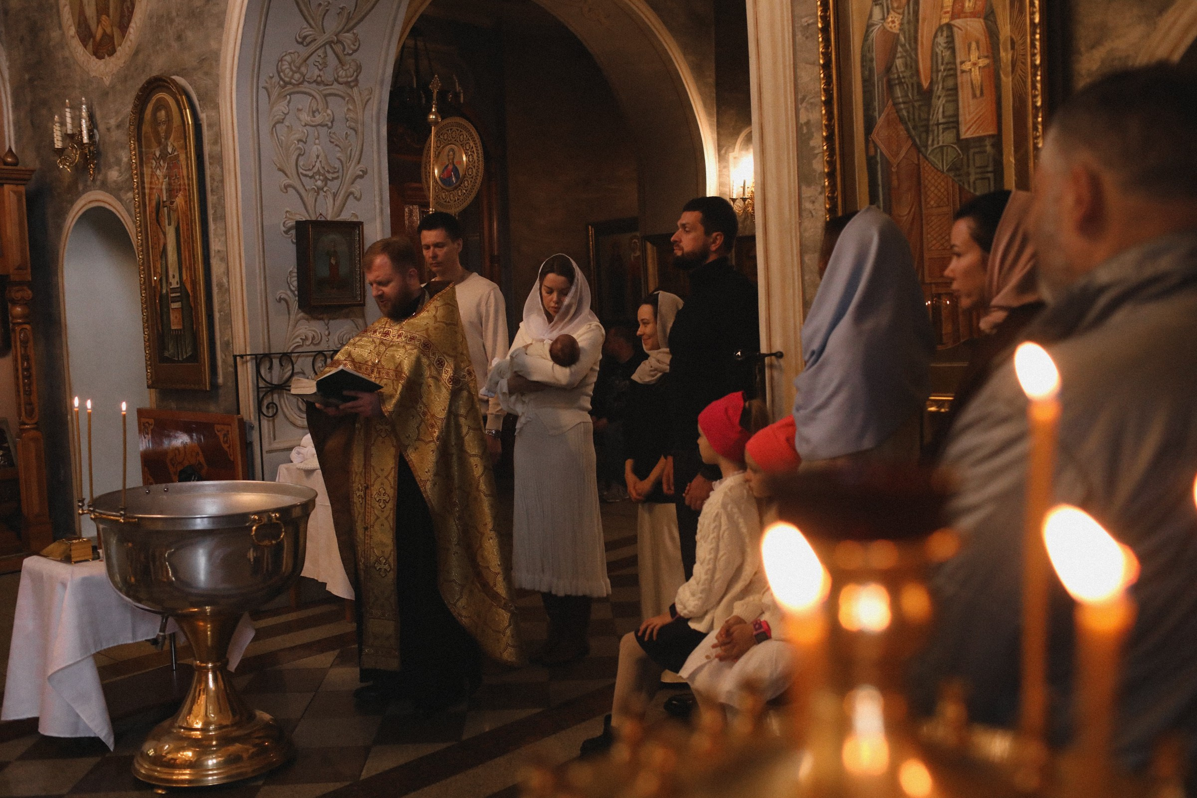 Таинство Крещения. Семейный фотограф в Москве Алевтина Носова