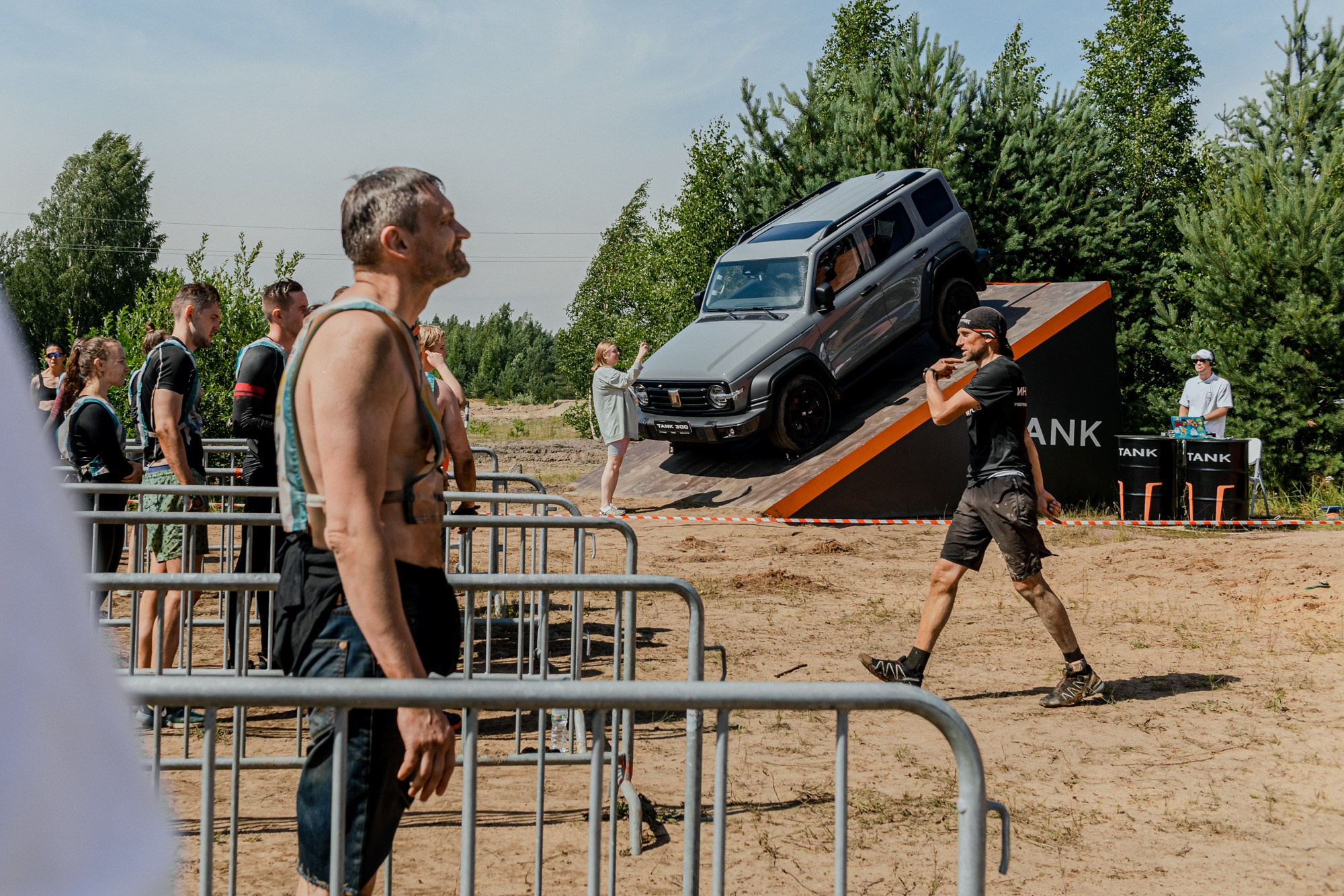 Тест-драйв TANK на Гонке Героев. Night2Day Санкт-Петербург